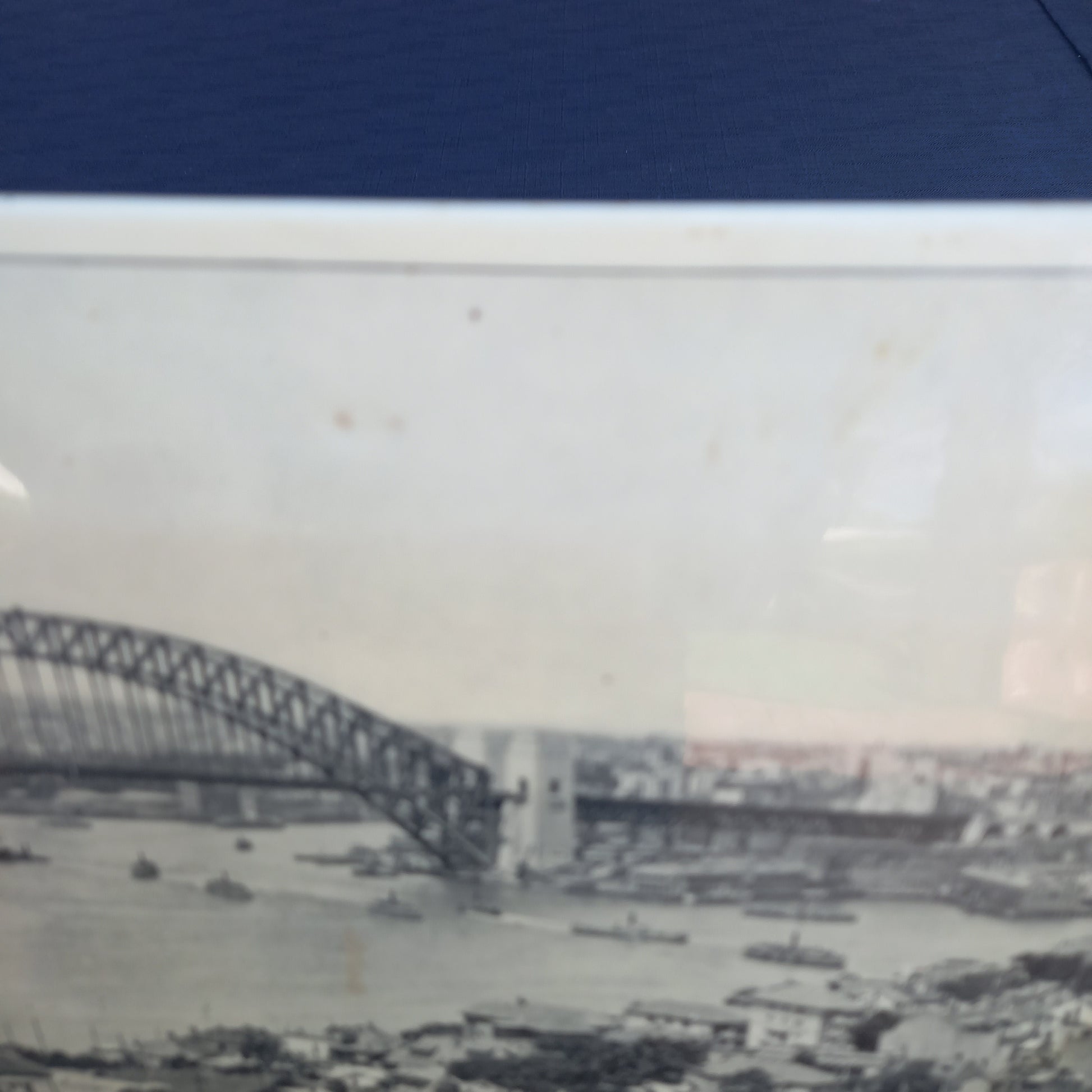 Sydney Harbour Bridge Souvenir Tin Picture – 1932 Opening Commemorative-Vintage Australian Souvenir / Advertising Memorabilia-Tilbrook and Co