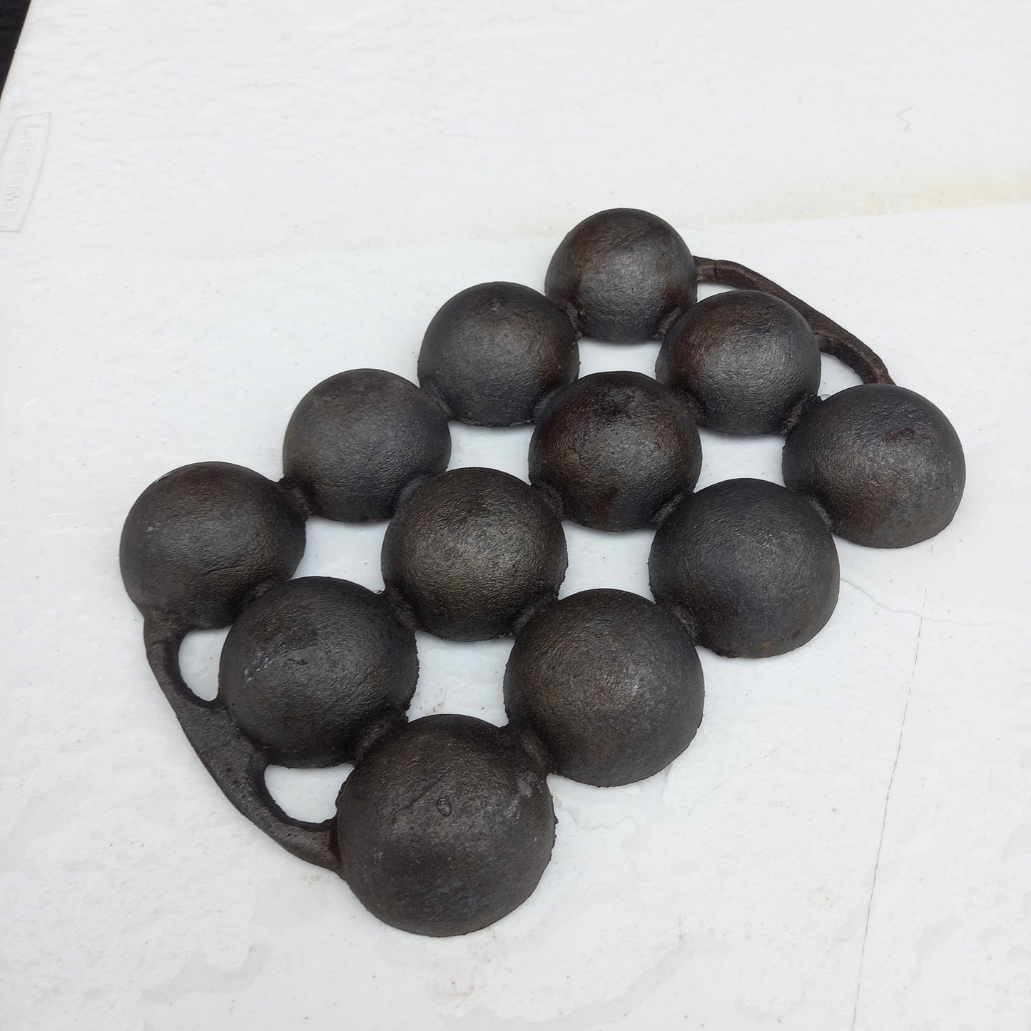 Vintage Cast Iron Gem Scone Tray – Rectangular Baking Pan-Vintage Kitchenware-Tilbrook and Co