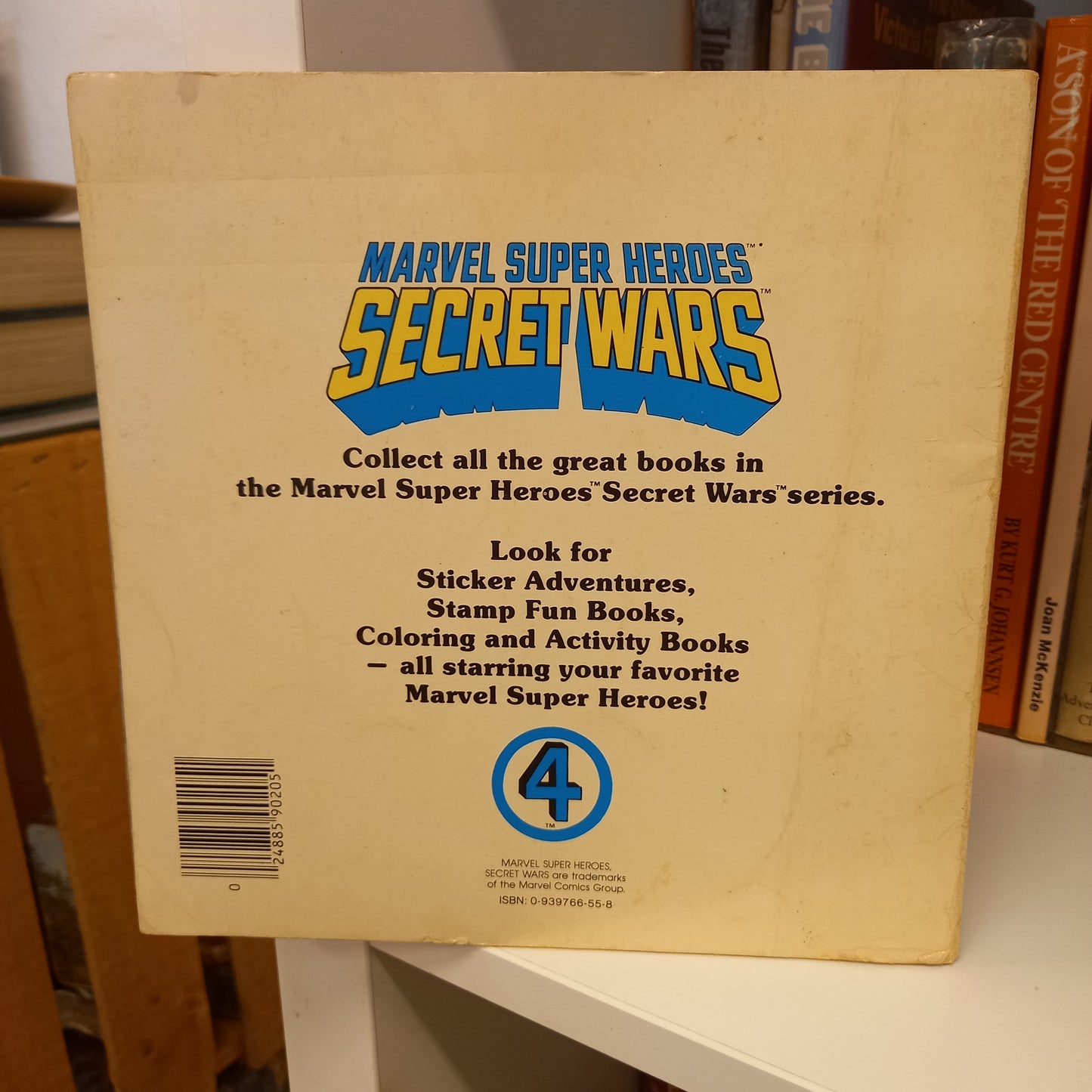 A Big Looker Story Book: Fantastic Four – The Island Danger by David Anthony Kraft, Marie Seversin, and Earl Norem – Marvel Books, 1984 – Softcover (Very Good Condition)-Marvel Superheroes / Children's Storybooks-Tilbrook and Co