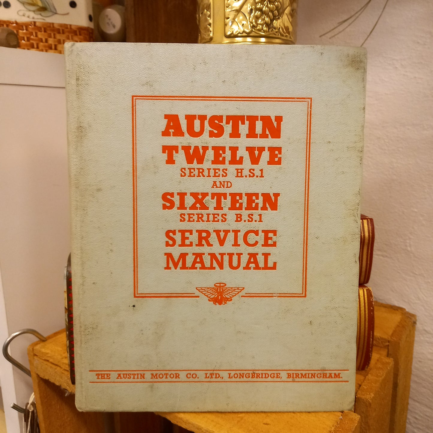 Austin 12 (HS1) & 16 (BS1) Original Workshop Service Manual – No. 438A (1948)-Vintage Automotive Workshop Manual-Tilbrook and Co