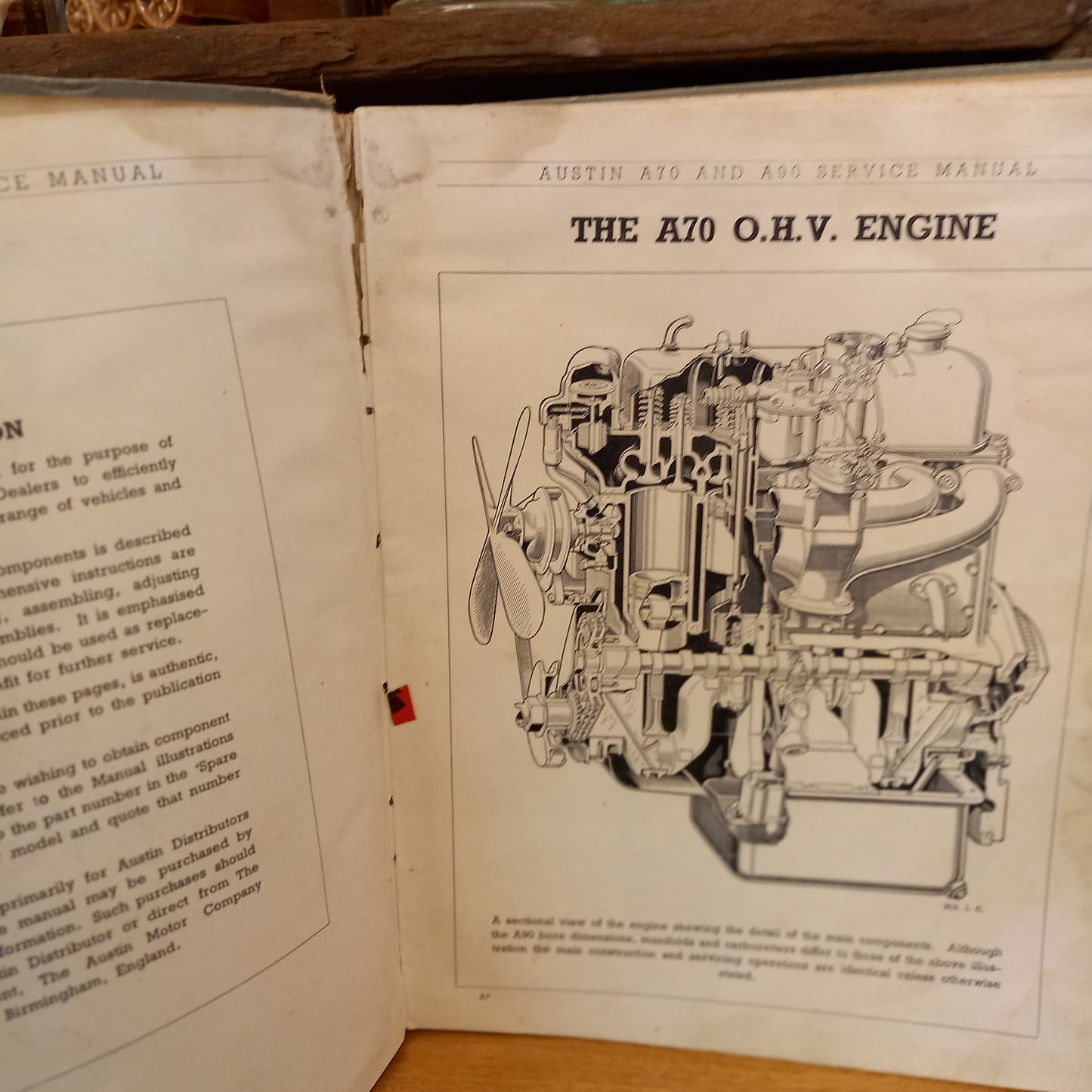 Austin A70 & A90 Series Service Manual – BS3, BW4, BK3, BD3, BE2 (1952)-Book-Tilbrook and Co
