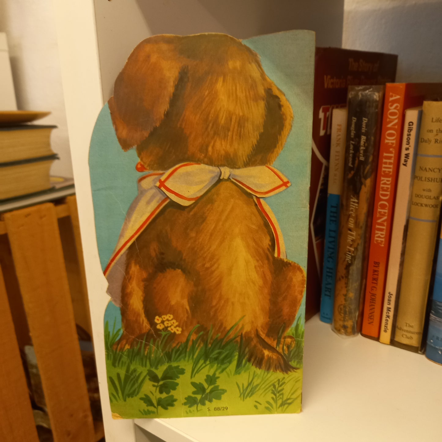 Billy's Birthday | Vintage Children's Picture Story Book (1940s?, Board Book)-Vintage Children's Picture Story Book-Tilbrook and Co