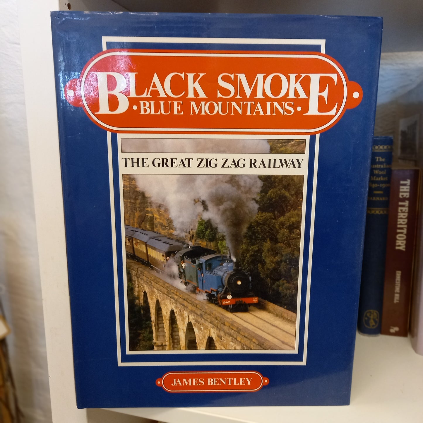 Black Smoke, Blue Mountains: The Great Zig Zag Railway – James Bentley-Book - Railway History / Illustrated Transport Book-Tilbrook and Co