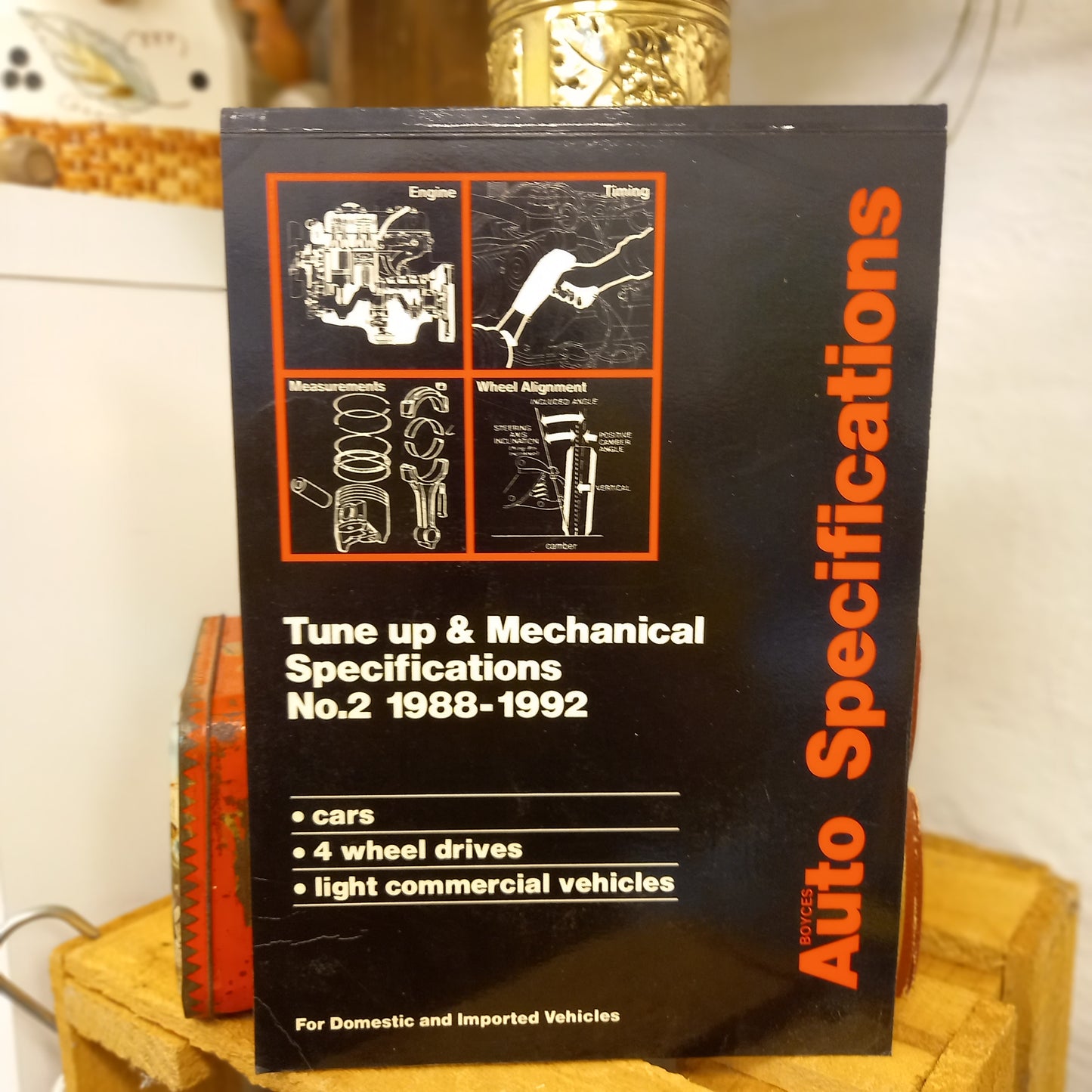 Boyce's Auto Specs No. 2: 1987–1992 – A Workshop Guide for Automotive Mechanics-Automotive Workshop Reference-Tilbrook and Co