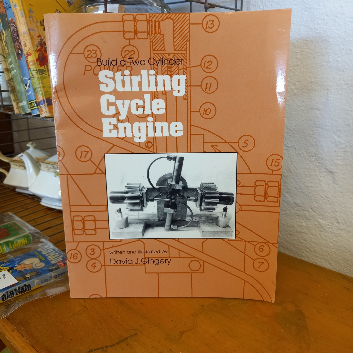 Build a Two Cylinder Stirling Cycle Engine by David J Gingery-Book-Tilbrook and Co