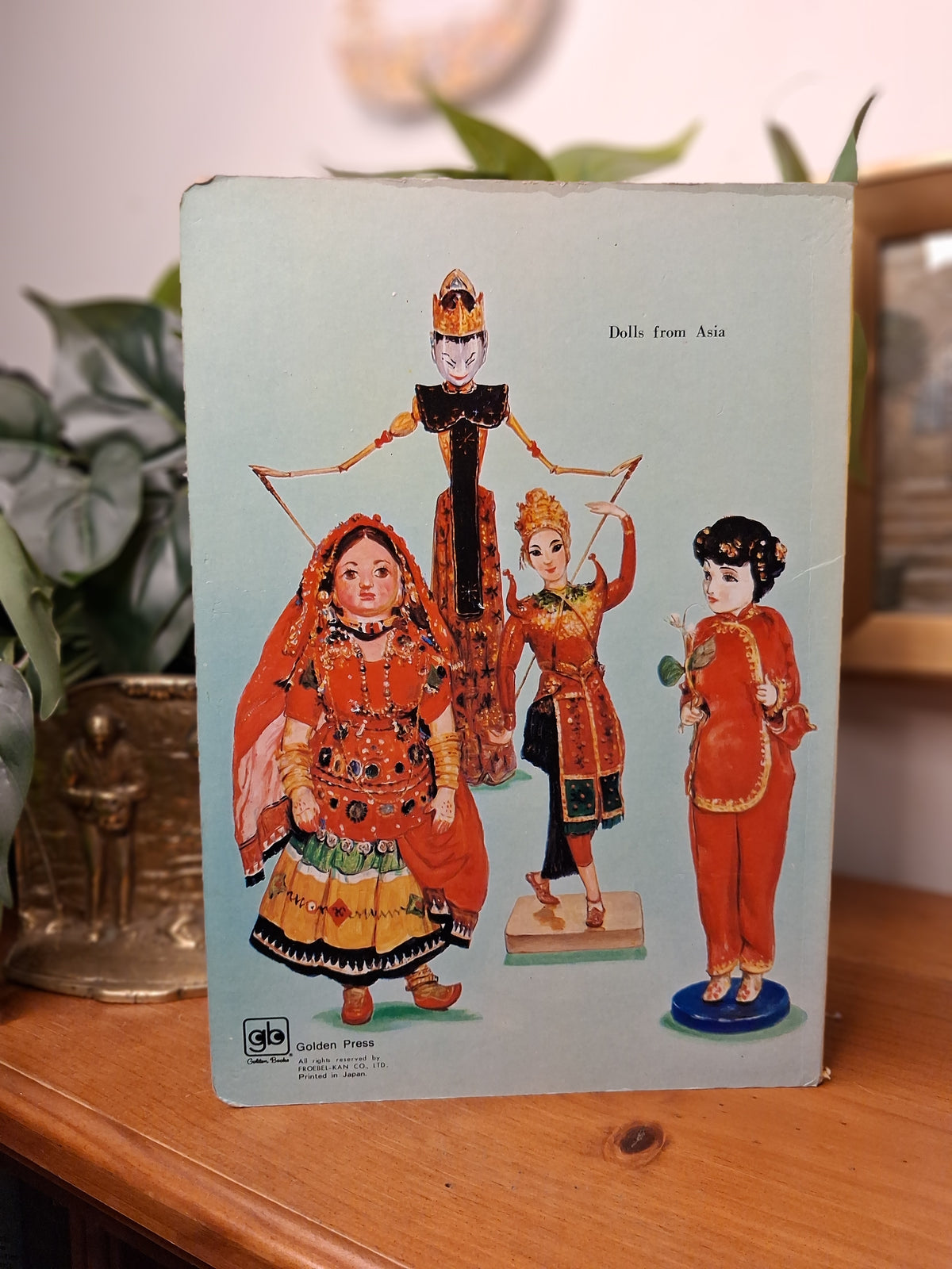 Dolls Around the World by Golden Press-Children’s Book / Board Book / Vintage Children’s Book / Dolls & World Cultures-Tilbrook and Co