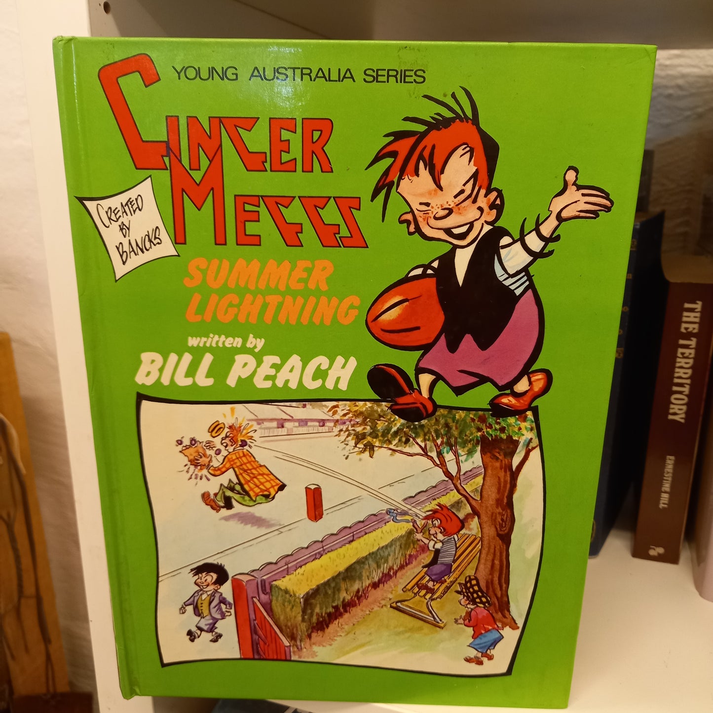 Ginger Meggs summer lightning written by Bill Peach-Books-Tilbrook and Co