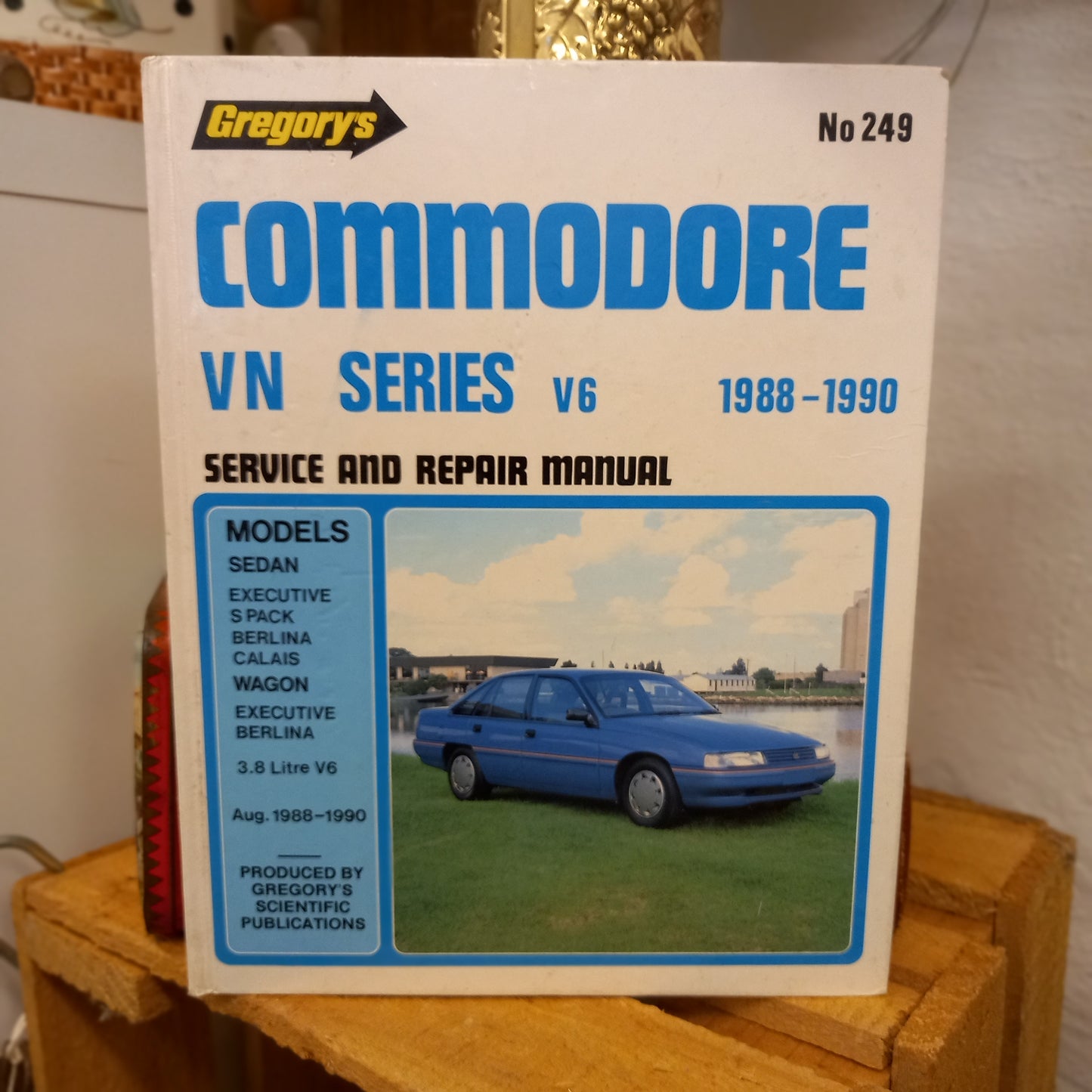 Commodore VN Series V6 1988–1990 – Gregory's Service & Repair Manual No. 249 (1989)-Automotive Repair Manual-Tilbrook and Co