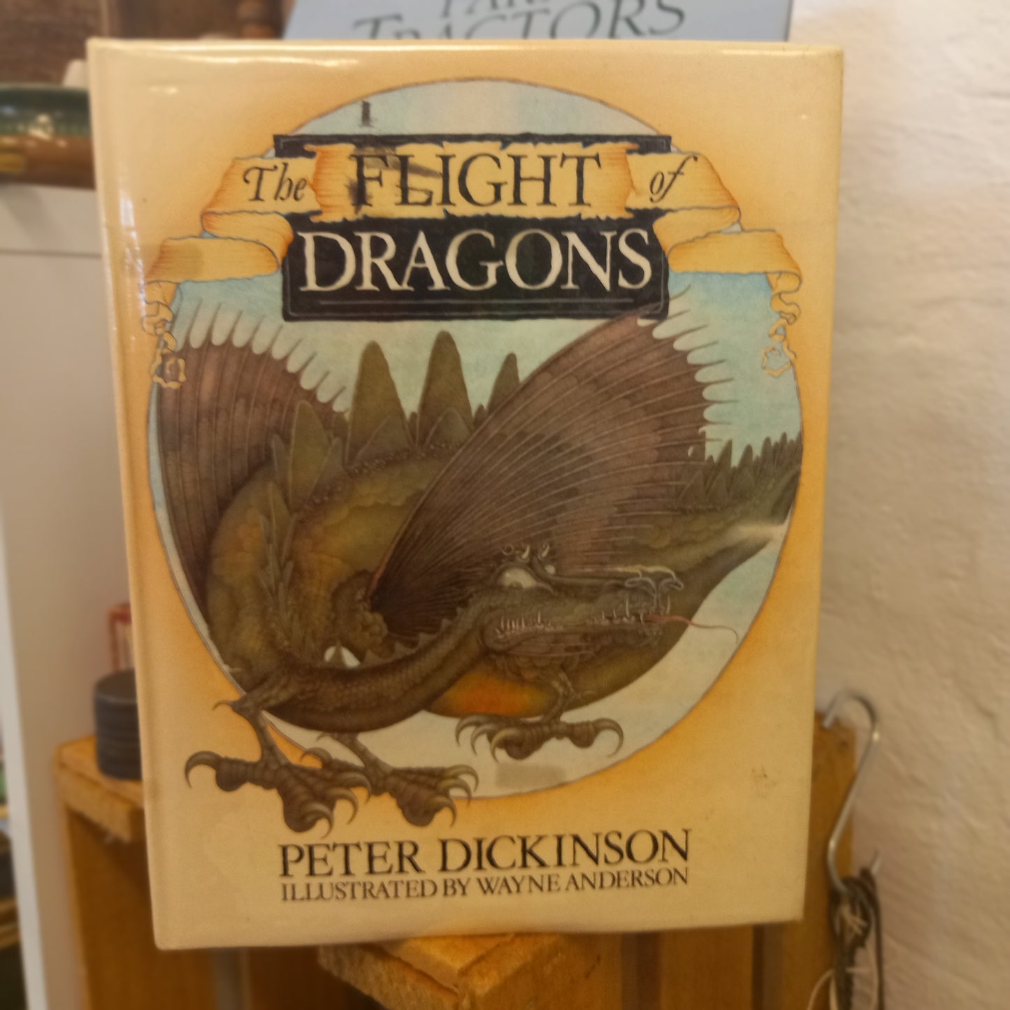 The Flight of Dragons by Peter Dickinson, Illustrated by Wayne Anderson (1979, Hardcover)-Book – Illustrated Fantasy / Natural History Fiction-Tilbrook and Co