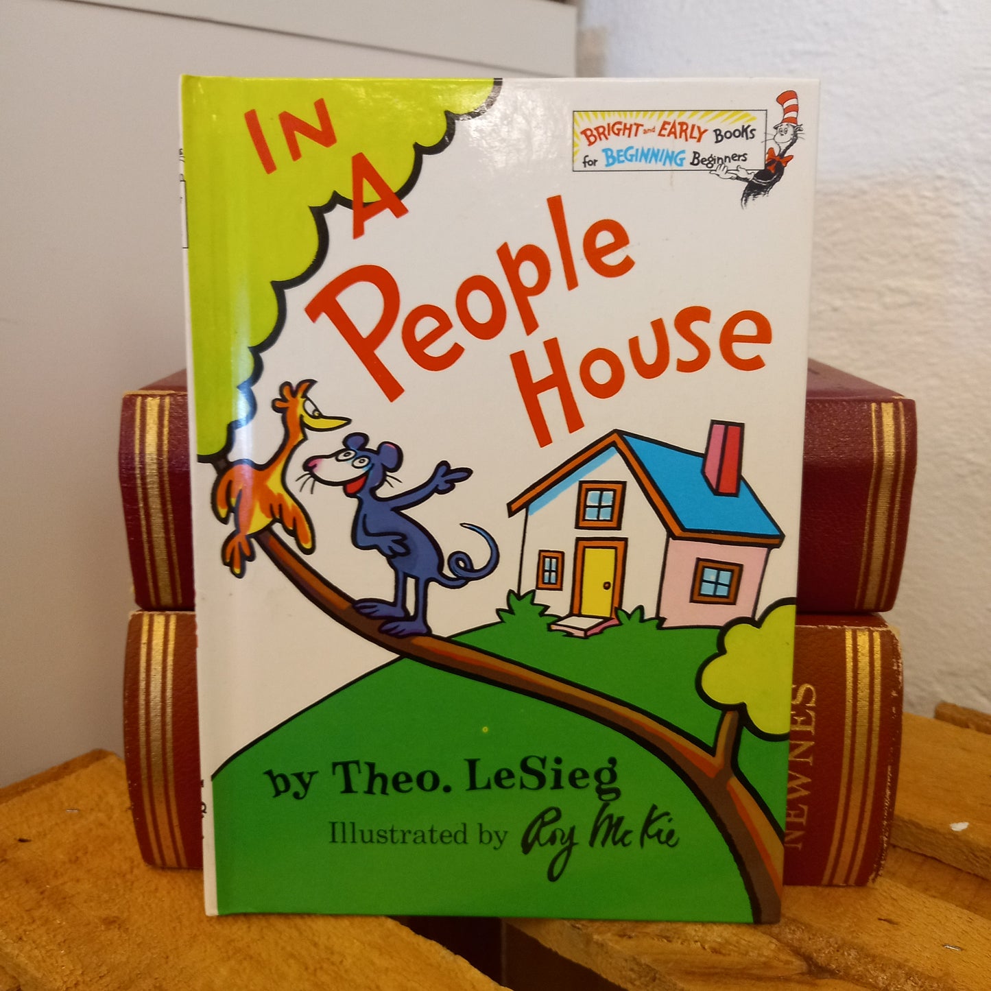 In a People House – Theo LeSieg & Richard Erdoes (1972, Grolier Edition) | Vintage Beginner Books®-Vintage Children's Books-Tilbrook and Co
