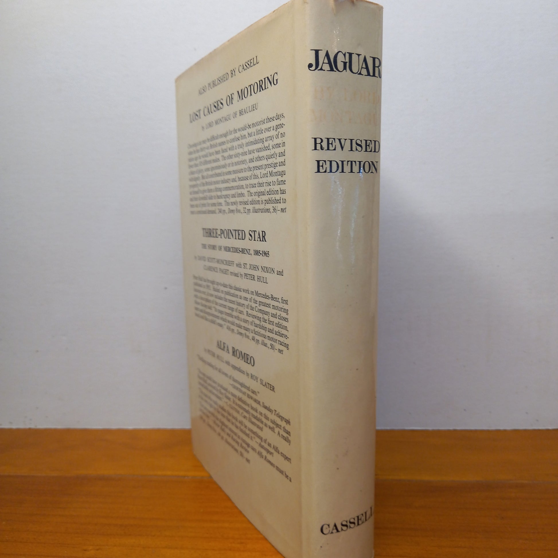 Jaguar: A Biography by Lord Montagu of Beaulieu (3rd Edition, 1967)-Book - Vintage Automotive Book-Tilbrook and Co