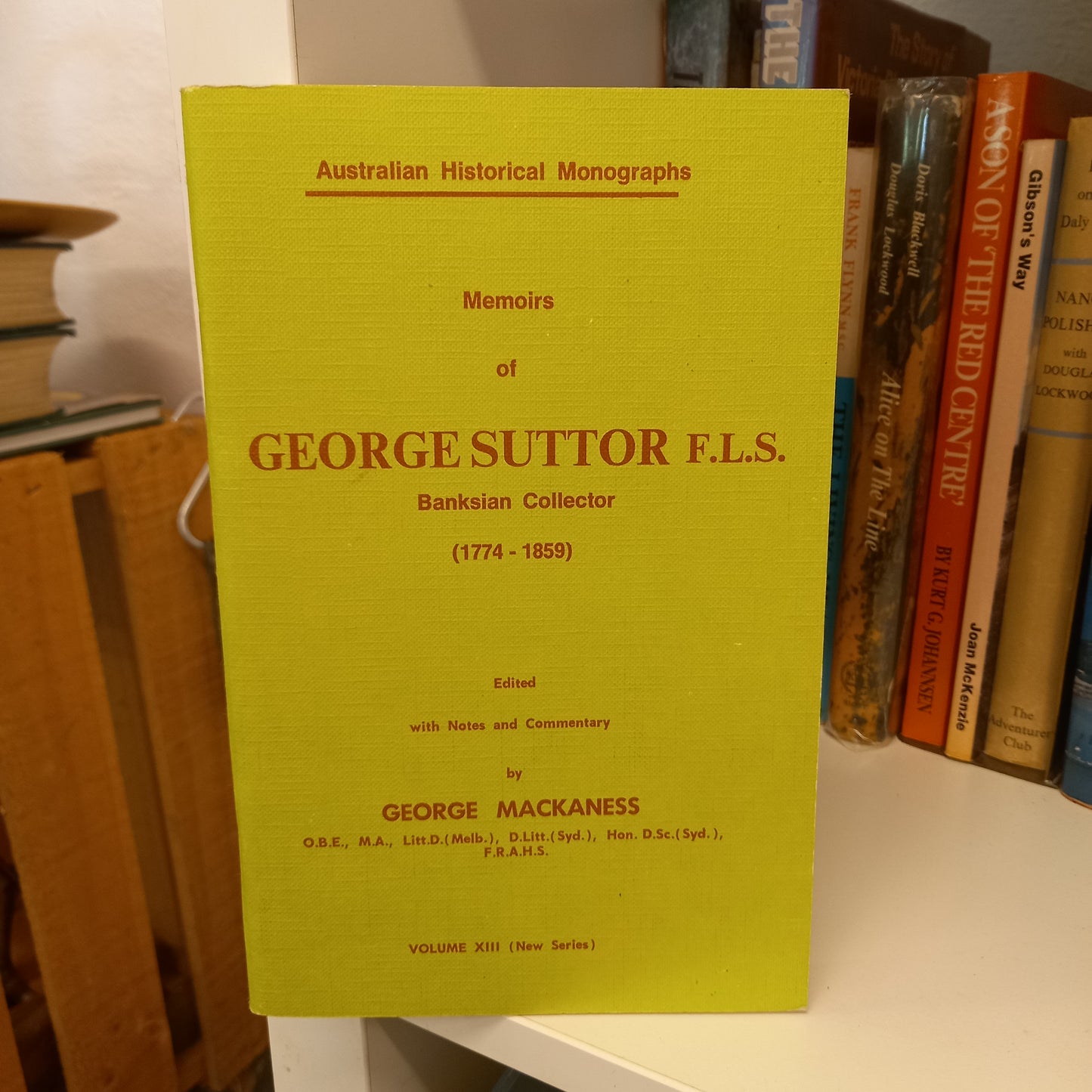 Memoirs of George Suttor F.L.S., Banksian collector (1774-1859)-Books-Tilbrook and Co