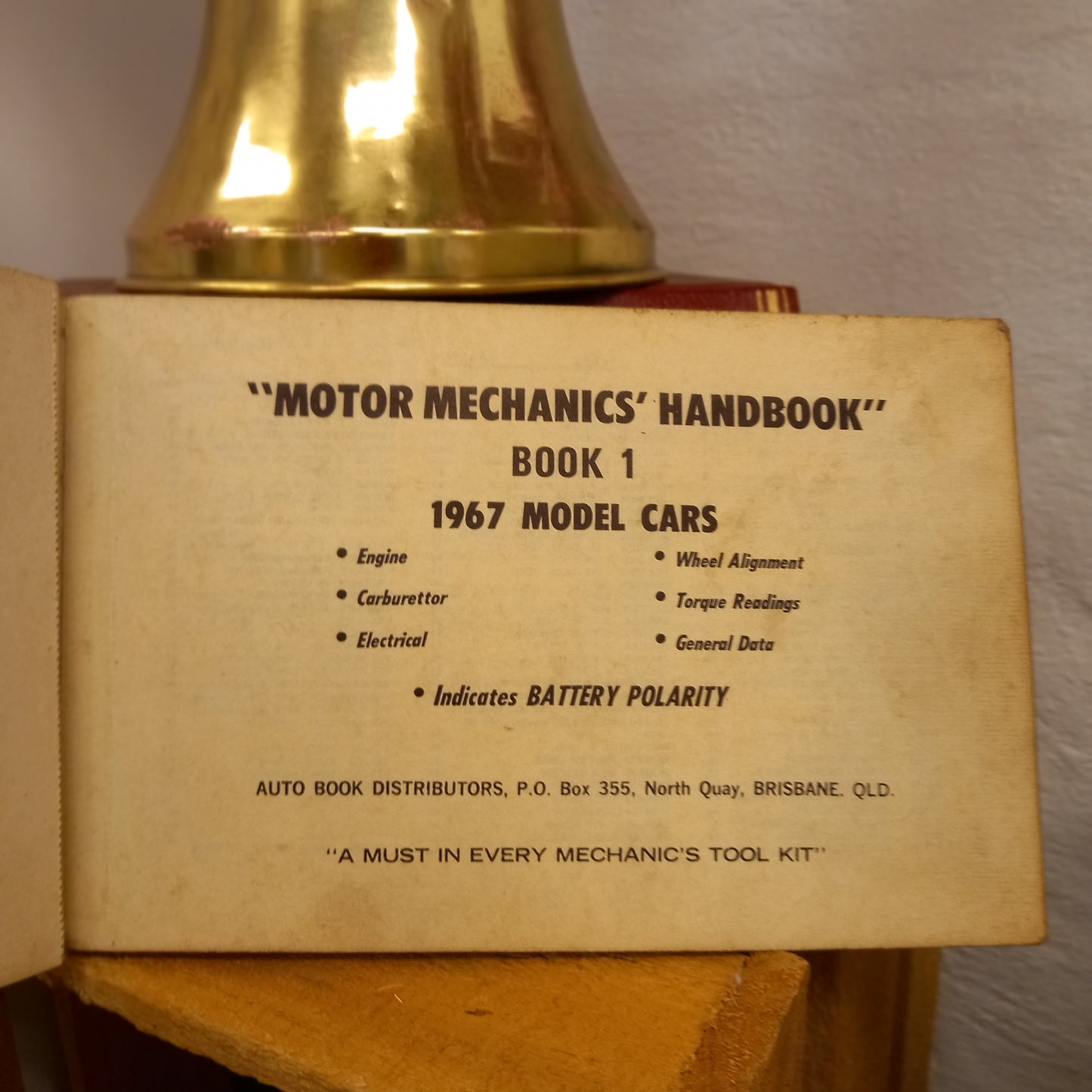 Motor Mechanics' Handbook: Book 1 – 1967 Model Cars (Auto Book Distributors, 1967)-Automotive Reference / Vintage Workshop Manual-Tilbrook and Co