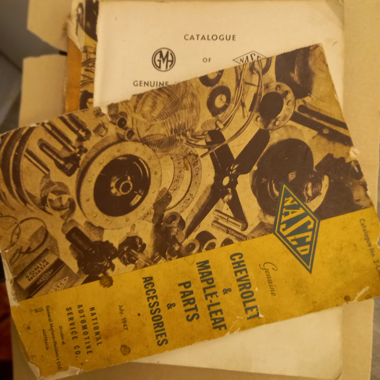 Nasco Genuine Chevrolet and Maple Leaf Parts & Accessories Catalogue – July 1947-Book-Tilbrook and Co