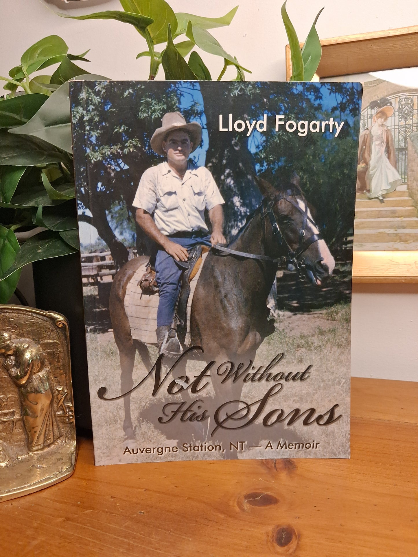 Not Without His Sons by Lloyd Fogarty, a memoir of Auvergne Station in the Northern Territory, published by Central Queensland University Press.