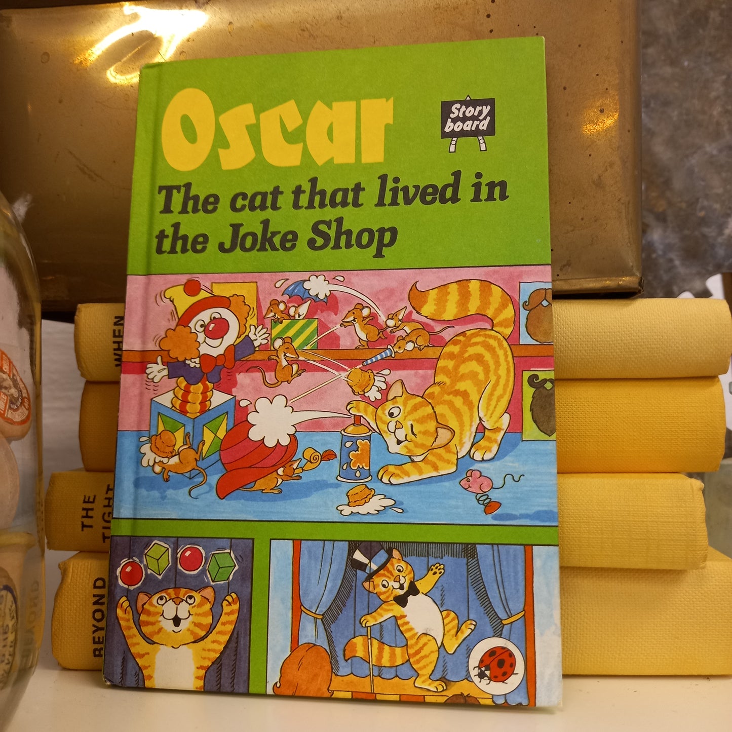 Oscar The cat that lived in the Joke Shop by Ken and Anne McKie-Books-Tilbrook and Co