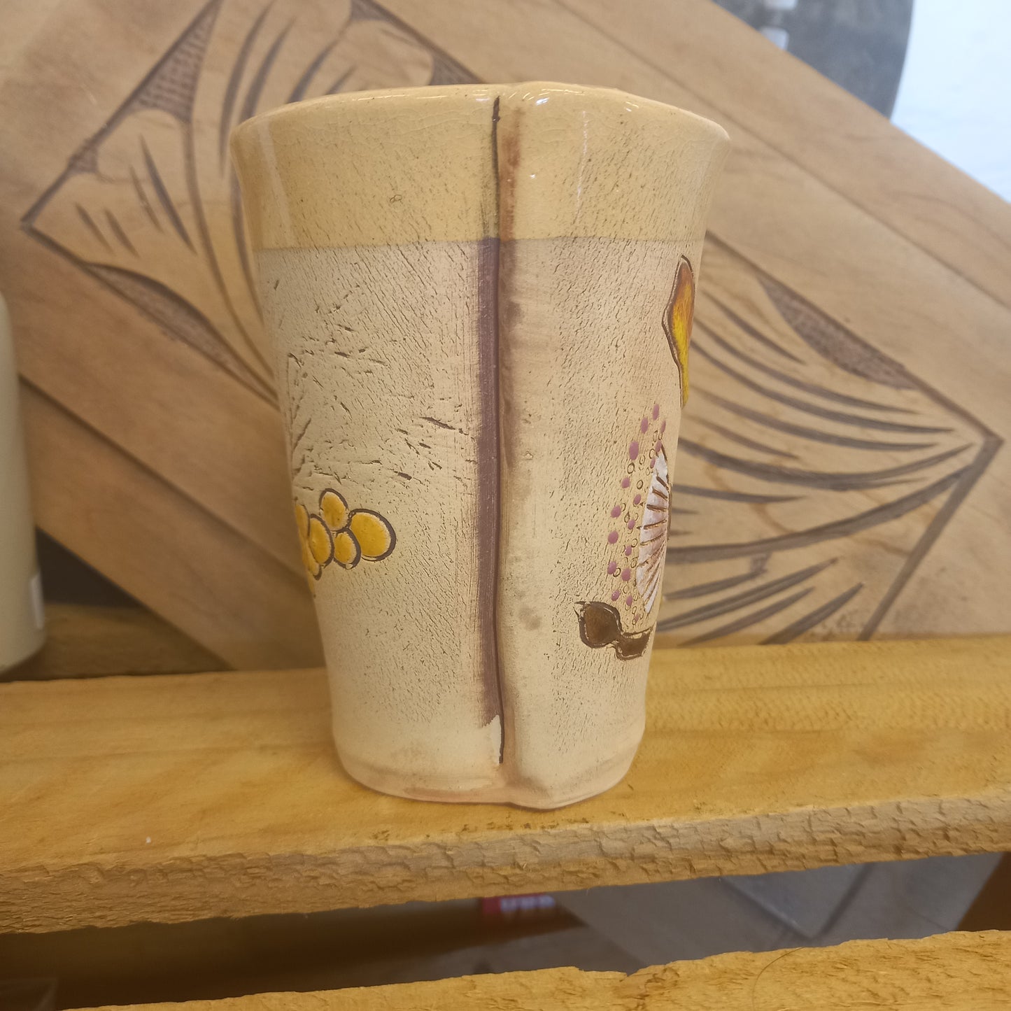 Pilliga Pottery Flannel Flower Cup-Decor-Tilbrook and Co