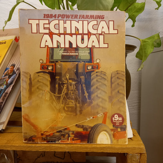 Power Farming Technical Annual 1984 – Edited by J. Fern-Vintage Technical Manual-Tilbrook and Co