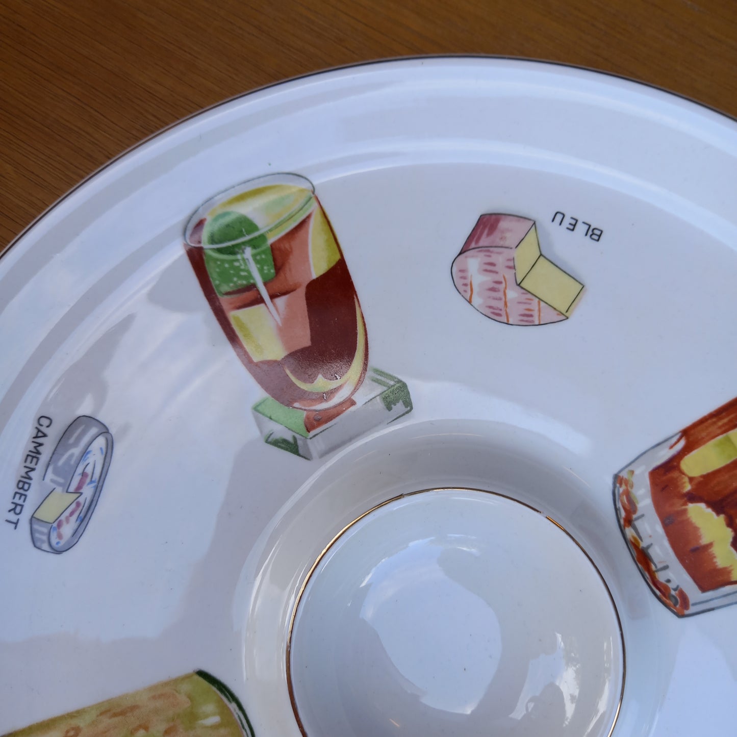 Retro Entertainer Cheese Platter – Made in Japan – Kincre Import-Vintage Kitchenware-Tilbrook and Co