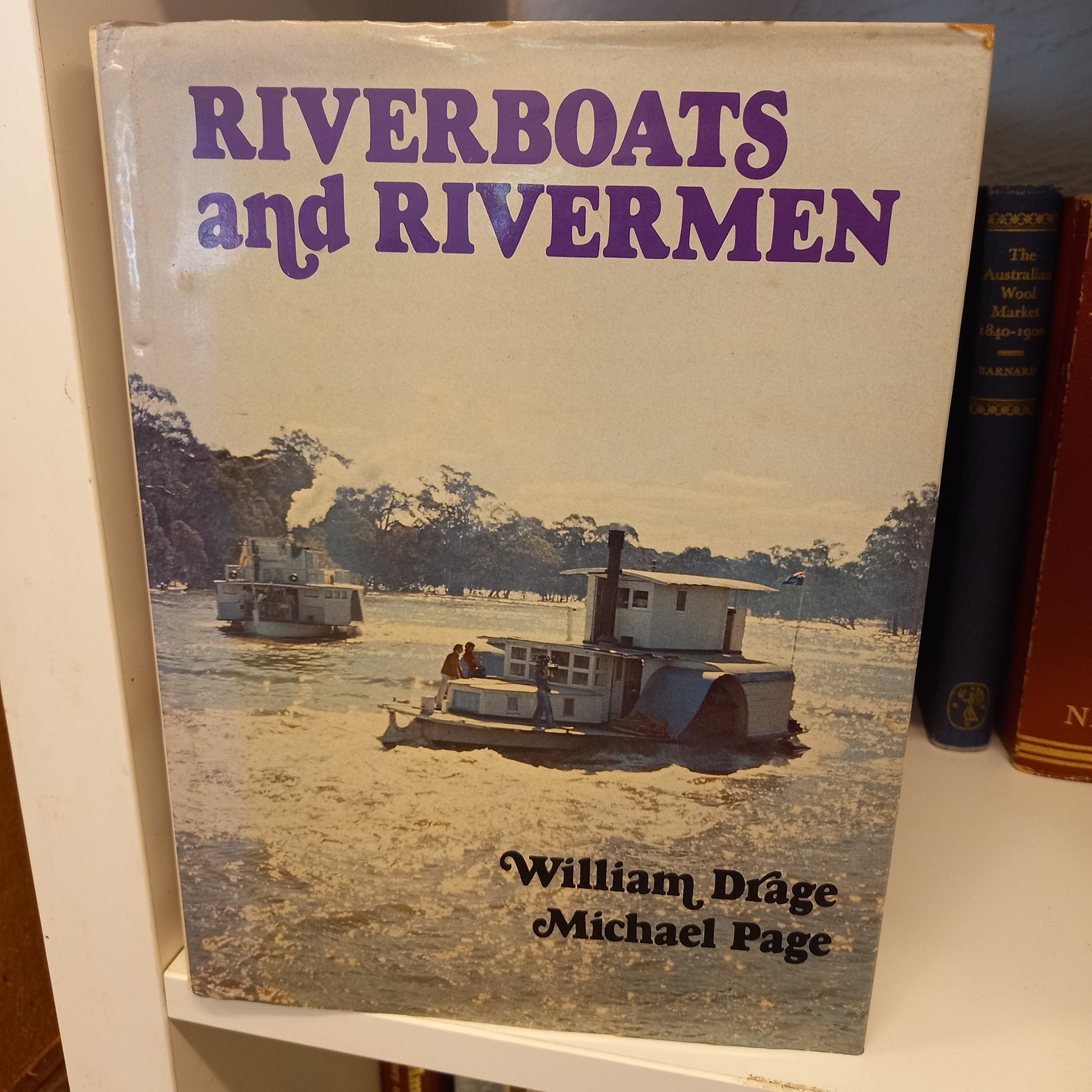 Riverboats and Riverman by William Drage and Michael Page-Book-Tilbrook and Co
