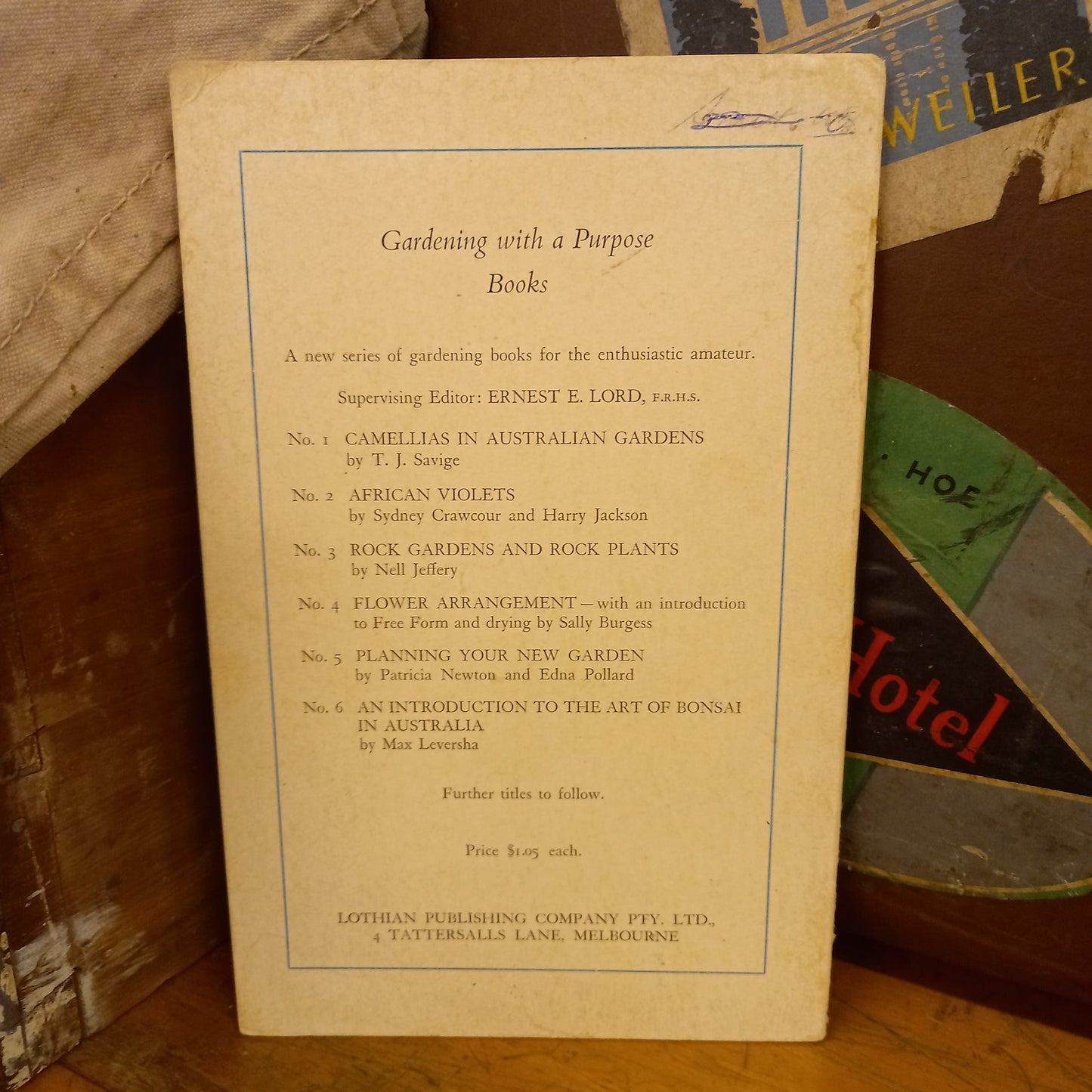 Rock Gardens and Rock Plants by Nell Jeffery-Book-Tilbrook and Co