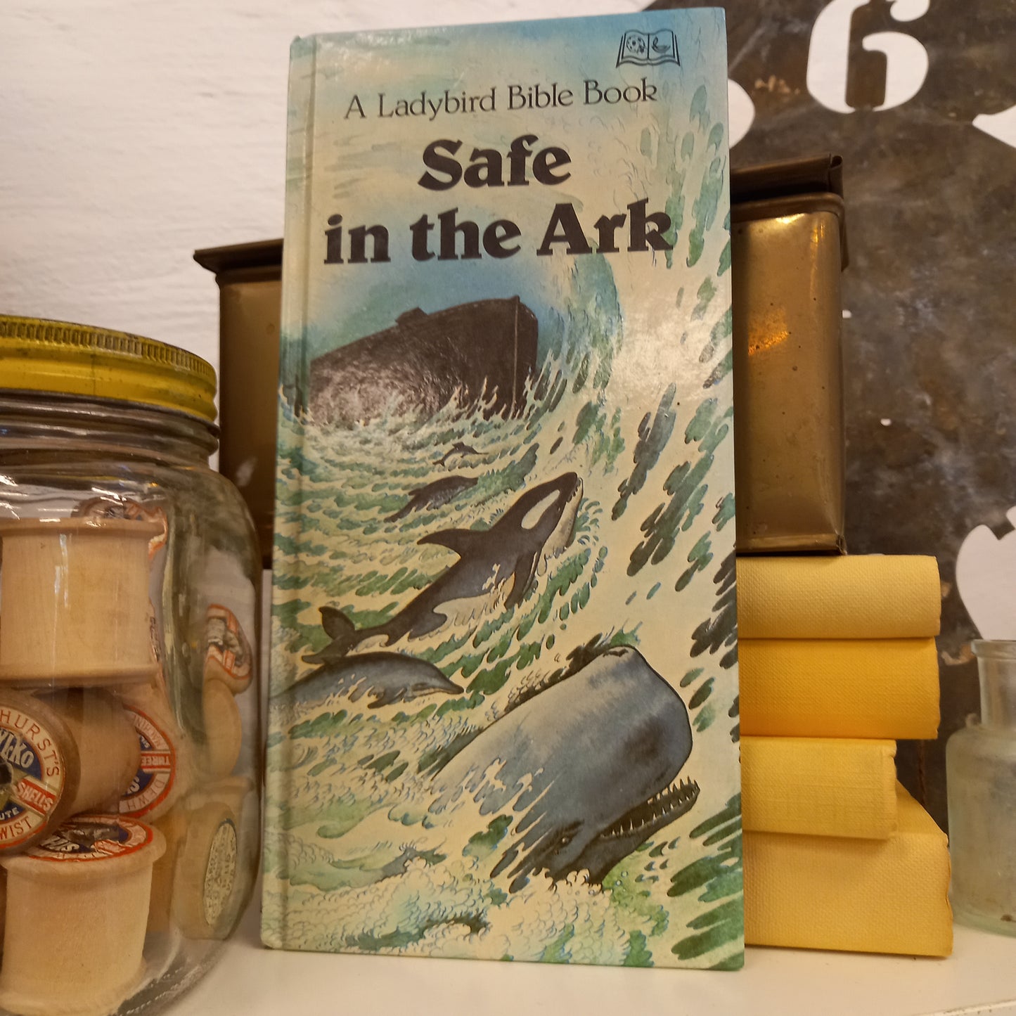 Safe in the Ark (A Ladybird Bible Book) by Jenny Robertson and Alan Parry.-Books-Tilbrook and Co