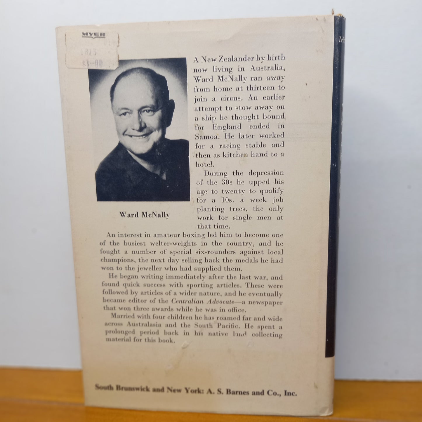 Smithy: The Kingsford-Smith Story by Ward McNally | Biography of Australia’s Aviation Pioneer (1967)-Biography / Aviation History-Tilbrook and Co