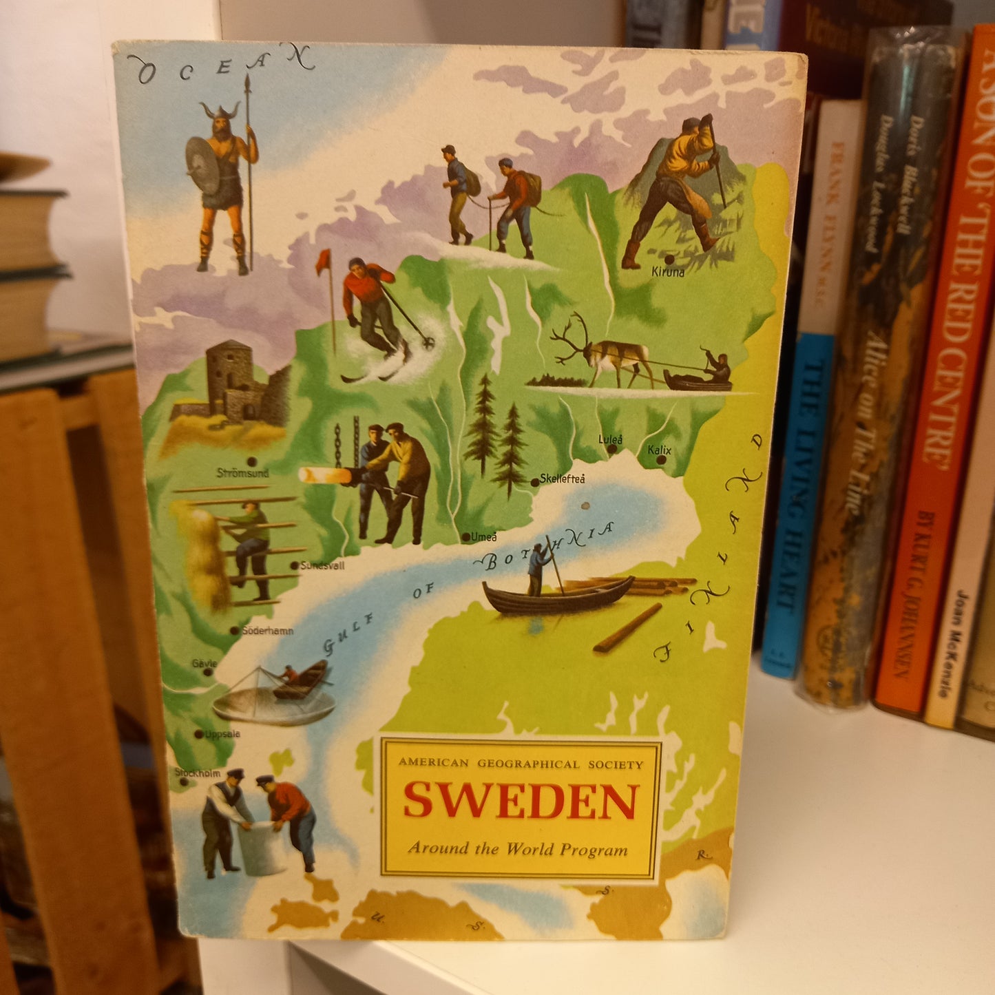 Sweden Around the World Program (American Geographical Society) by Vincent H Malmstrom-Books-Tilbrook and Co