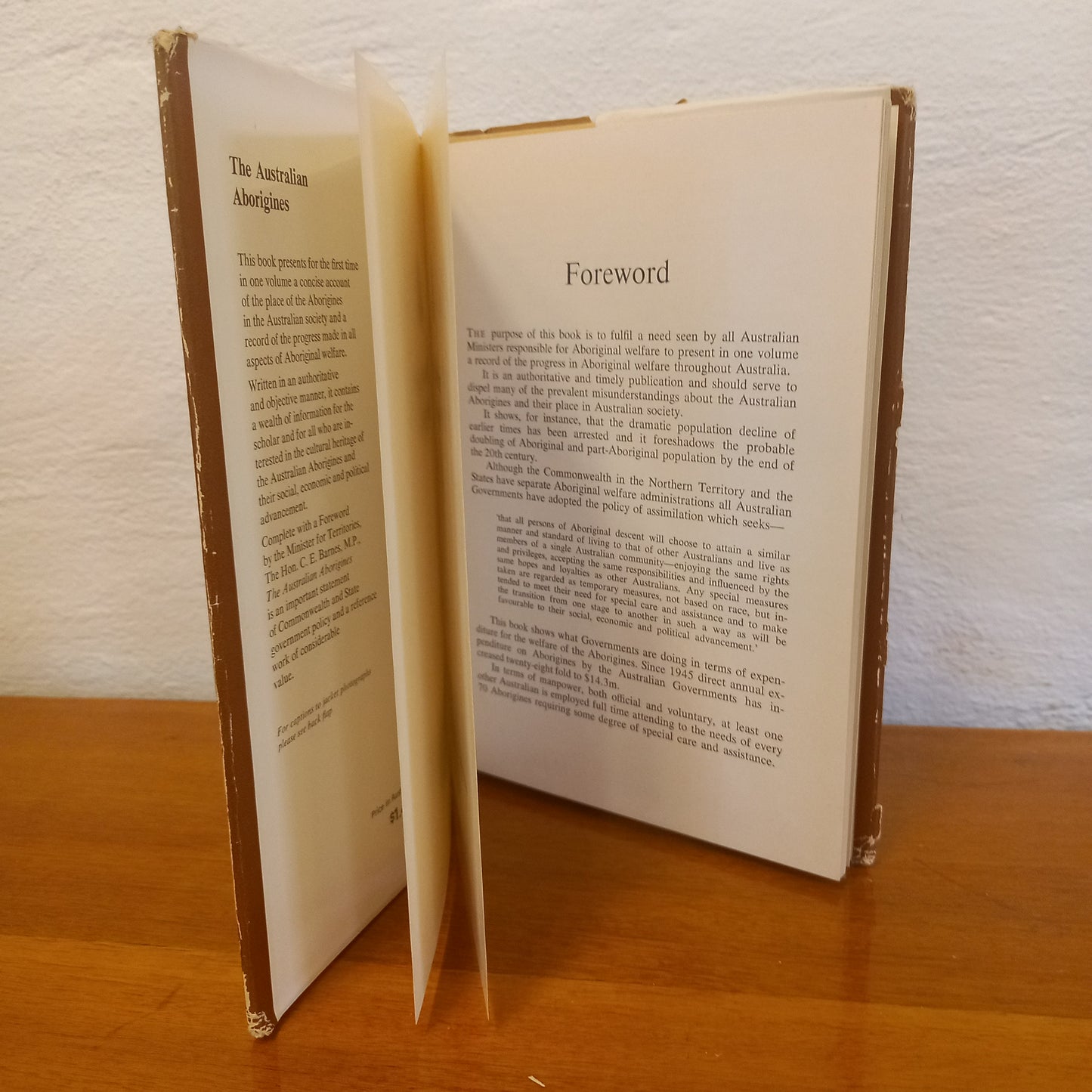 The Australian Aborigines Edited by C.E. Barnes-Book-Tilbrook and Co
