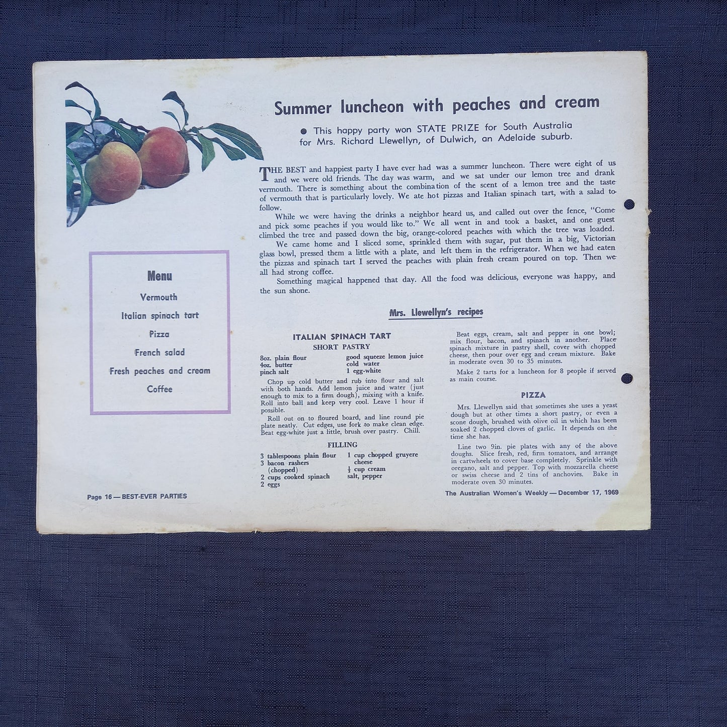 The Australian Women's Weekly presents Best Ever Parties-Ephemera-Tilbrook and Co