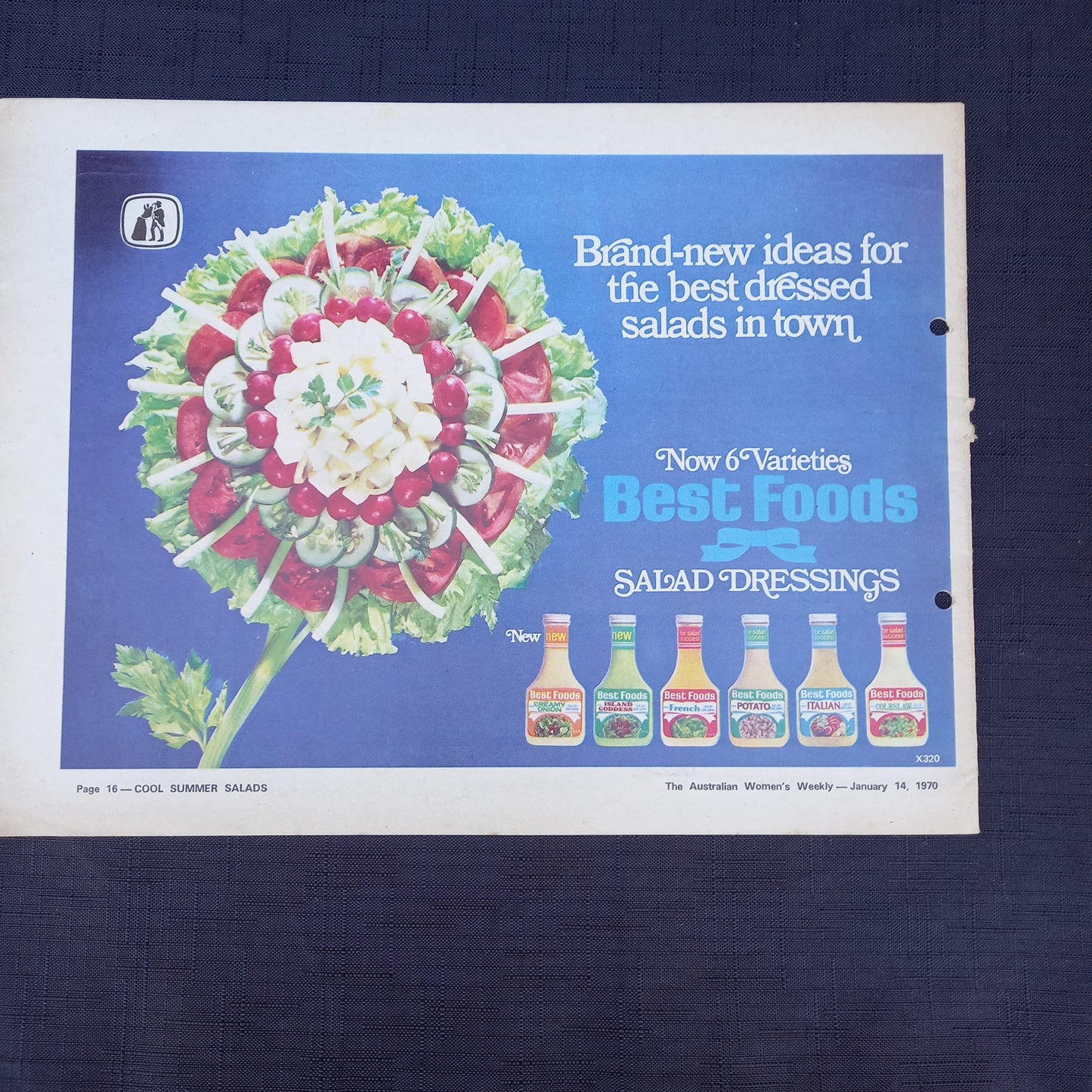 The Australian Women's Weekly presents Cool Summer Salads-Ephemera-Tilbrook and Co