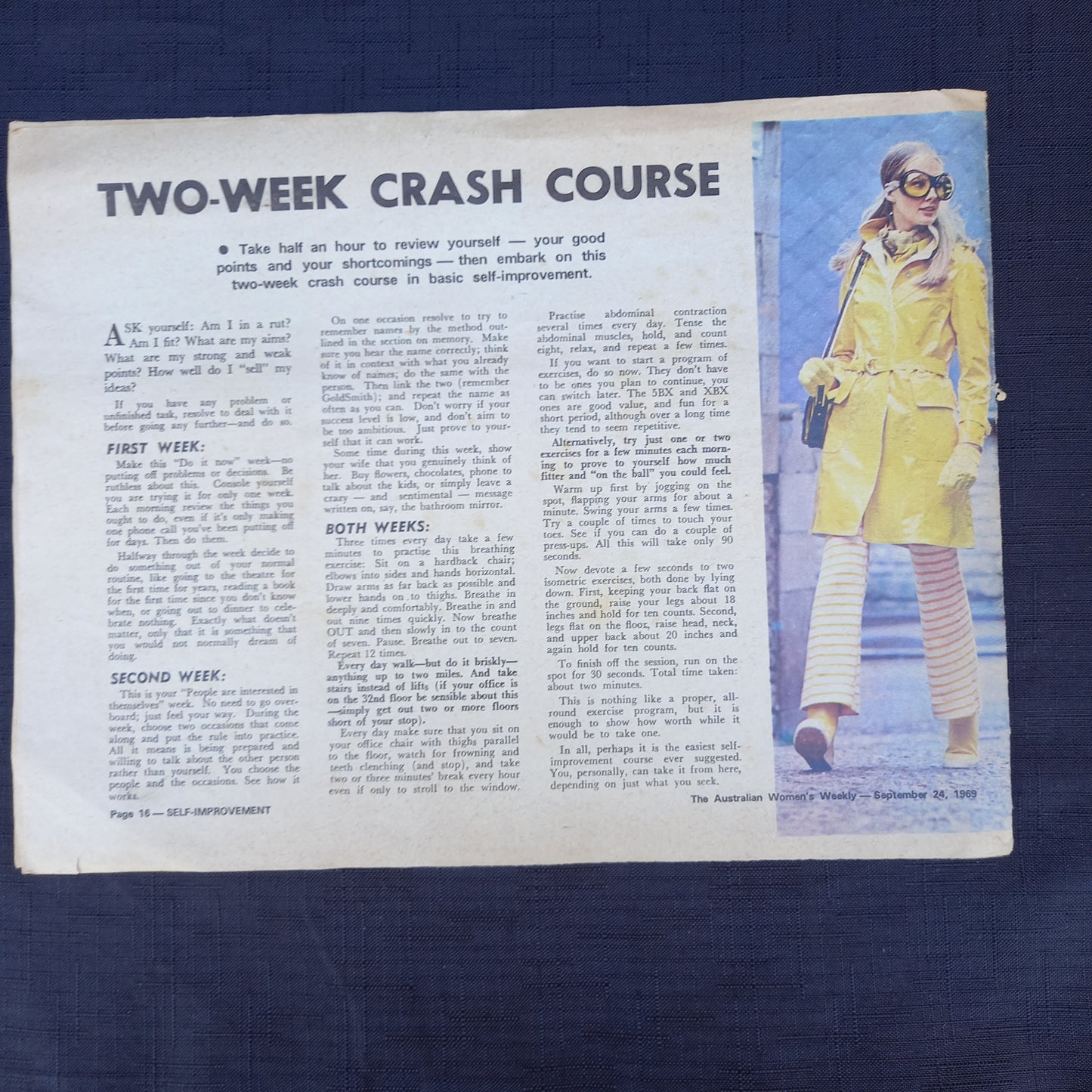 The Australian Women's Weekly presents Self Improvement-Ephemera-Tilbrook and Co