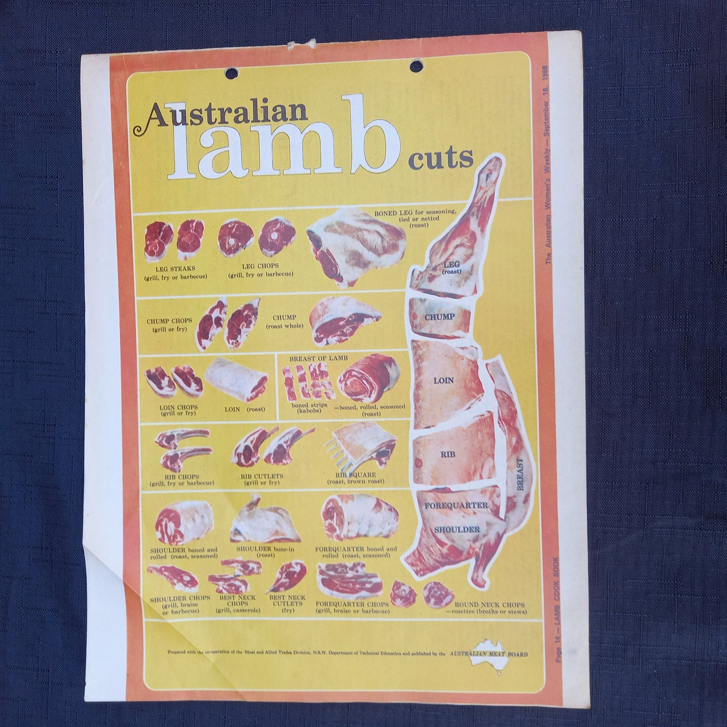 The Australian Women's Weekly presents Spring Lamb Cook Book-Ephemera-Tilbrook and Co
