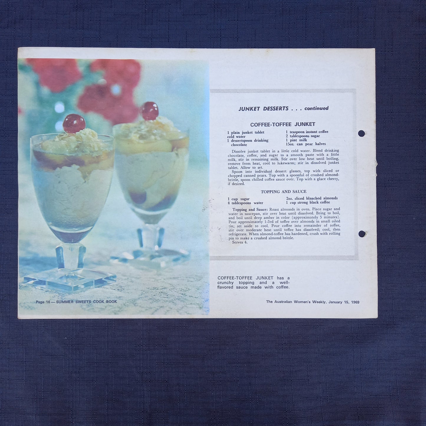 The Australian Women's Weekly presents Summer Sweets-Ephemera-Tilbrook and Co