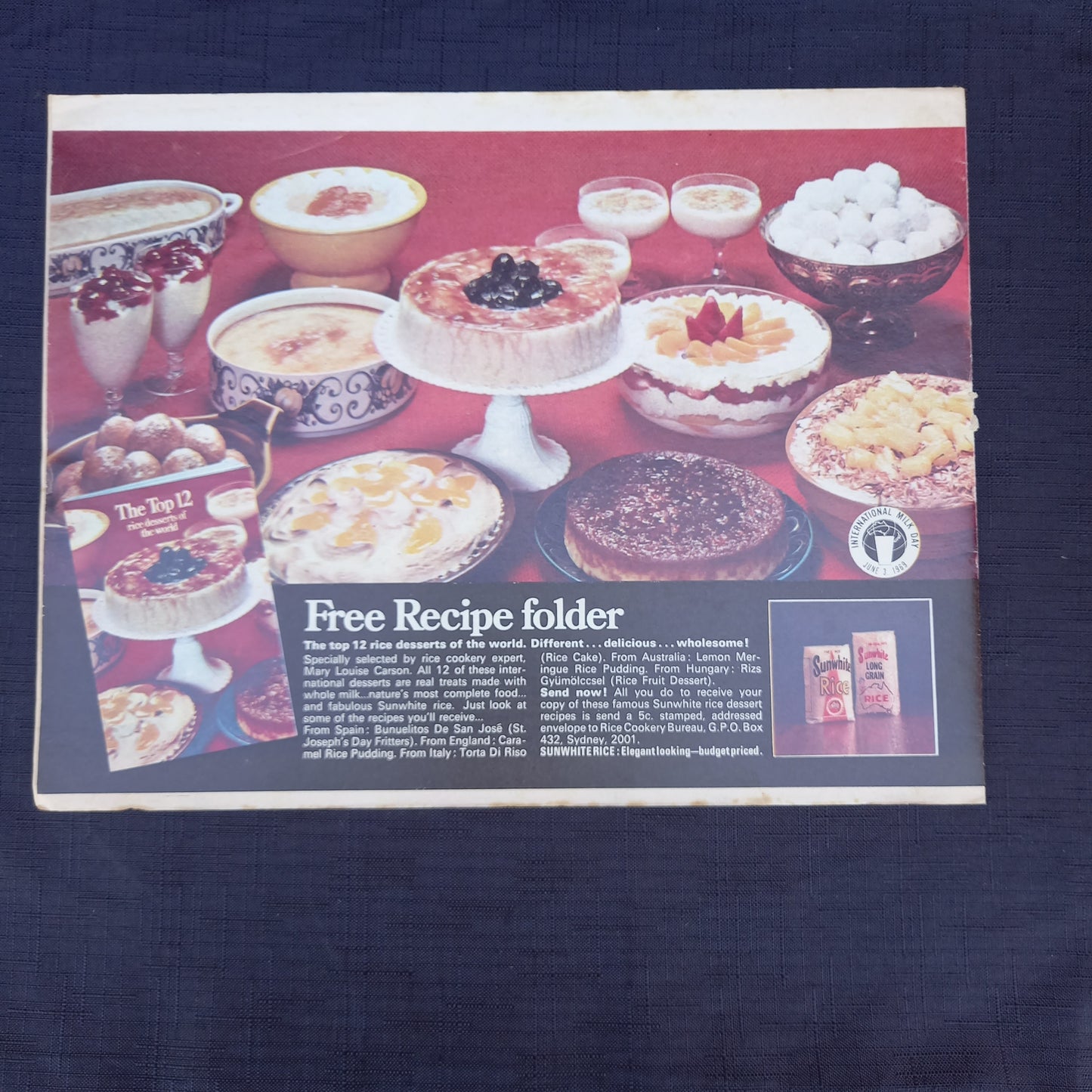 The Australian Women's Weekly presents The 1969 Milk Cook Book-Ephemera-Tilbrook and Co