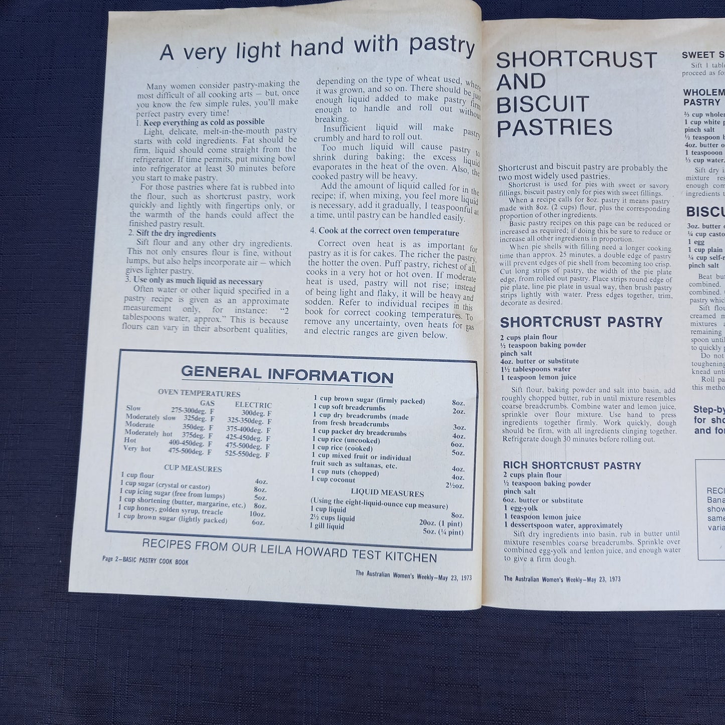 The Australian Women's Weekly presents The Basic Pastry Cook Book-Ephemera-Tilbrook and Co