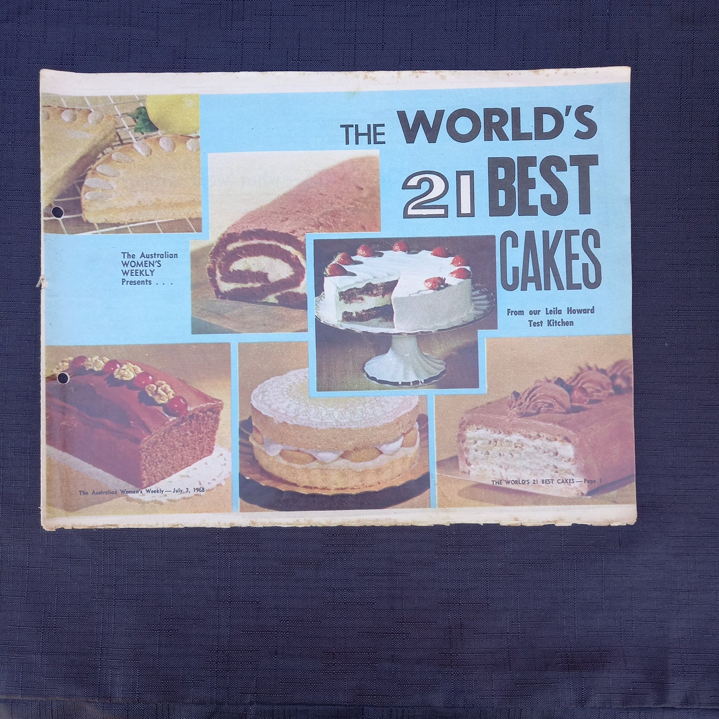 The Australian Women's Weekly presents The Word's 21 Best Cakes-Ephemera-Tilbrook and Co