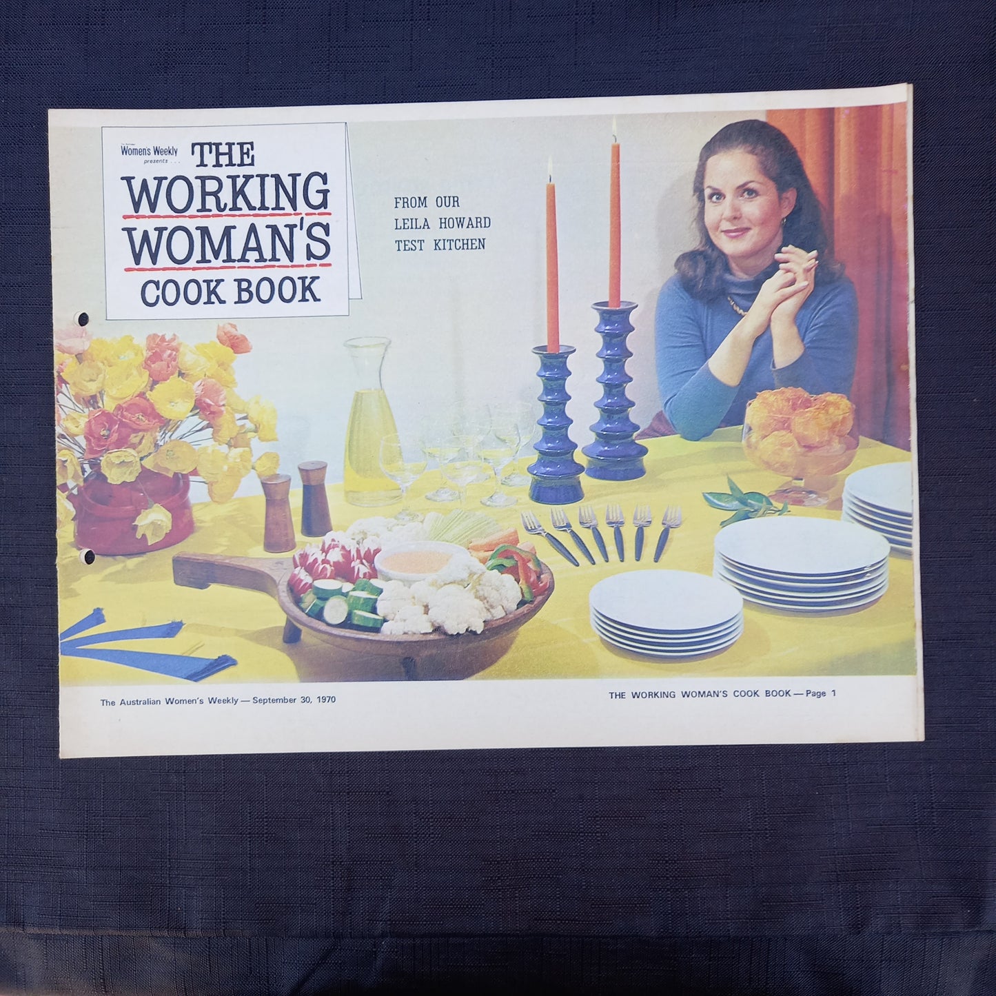The Australian Women's Weekly presents The Working Womean's Cook Book-Ephemera-Tilbrook and Co