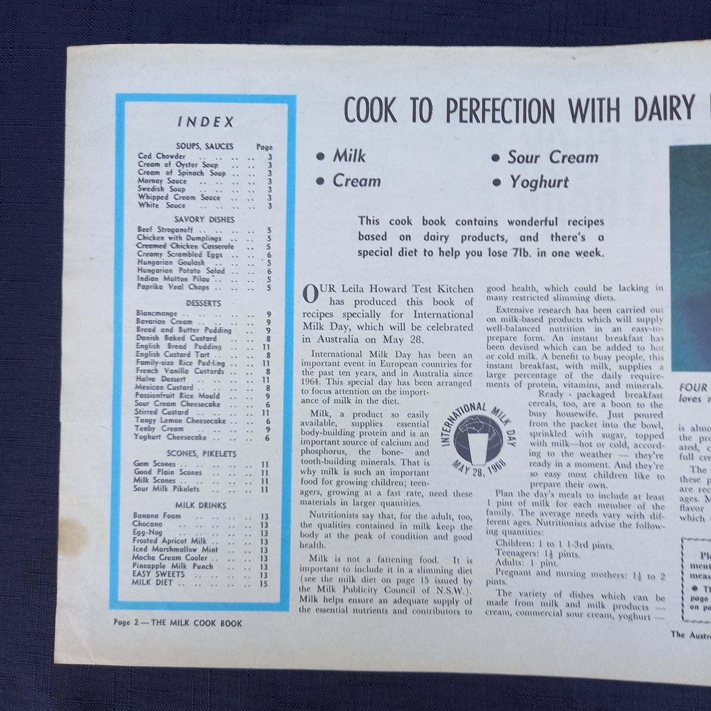 The Australian Women's Weekly presents the Milk Cook Book-Ephemera-Tilbrook and Co