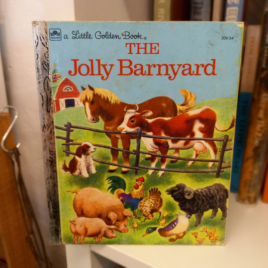 The Jolly Barnyard by Annie North Bedford (A Little Golden Book) #200-54-Book-Tilbrook and Co