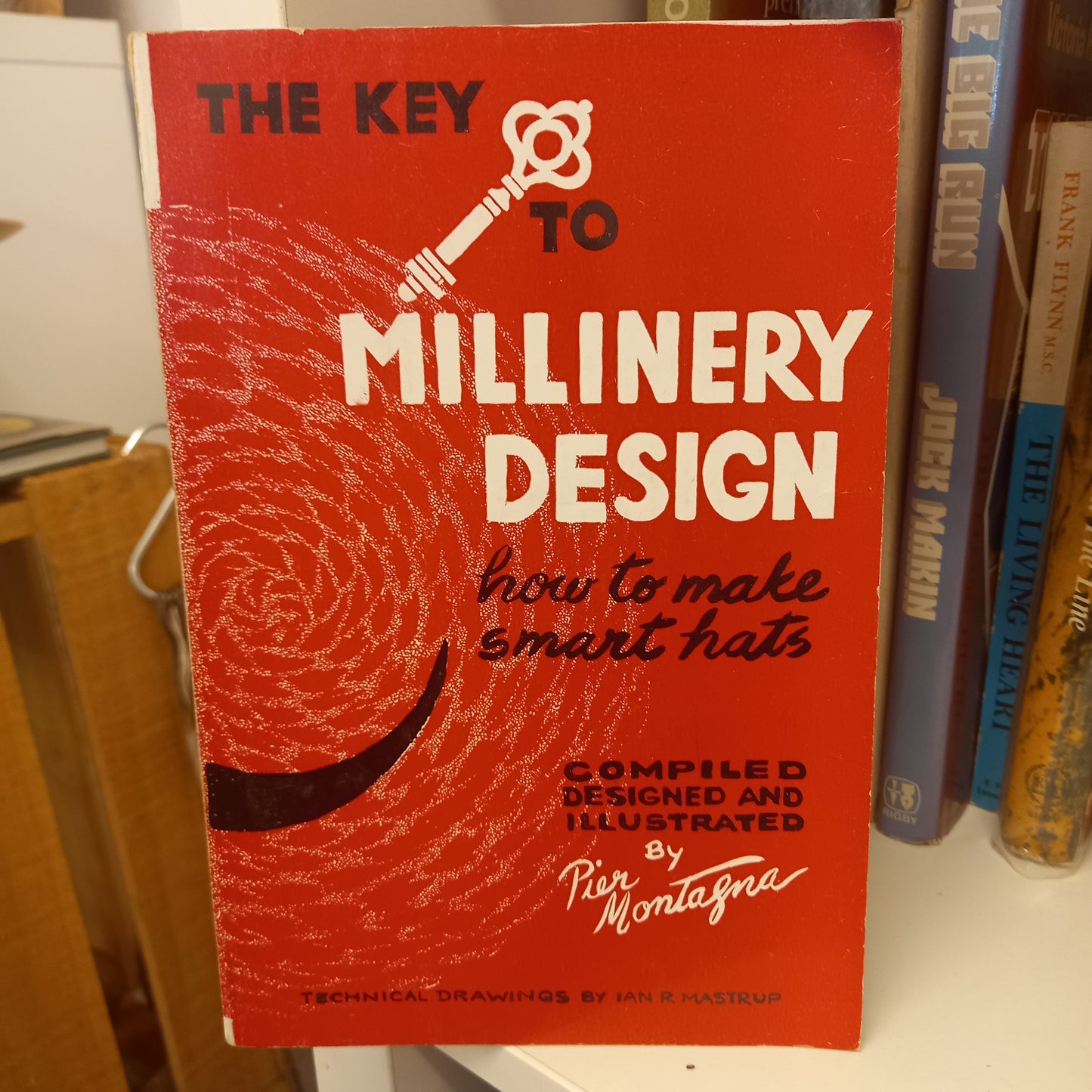 The Key to Millinery Design – How to Make Smart Hats by Pier Montagna (1960s, Softcover)-Vintage Fashion & Craft Book-Tilbrook and Co