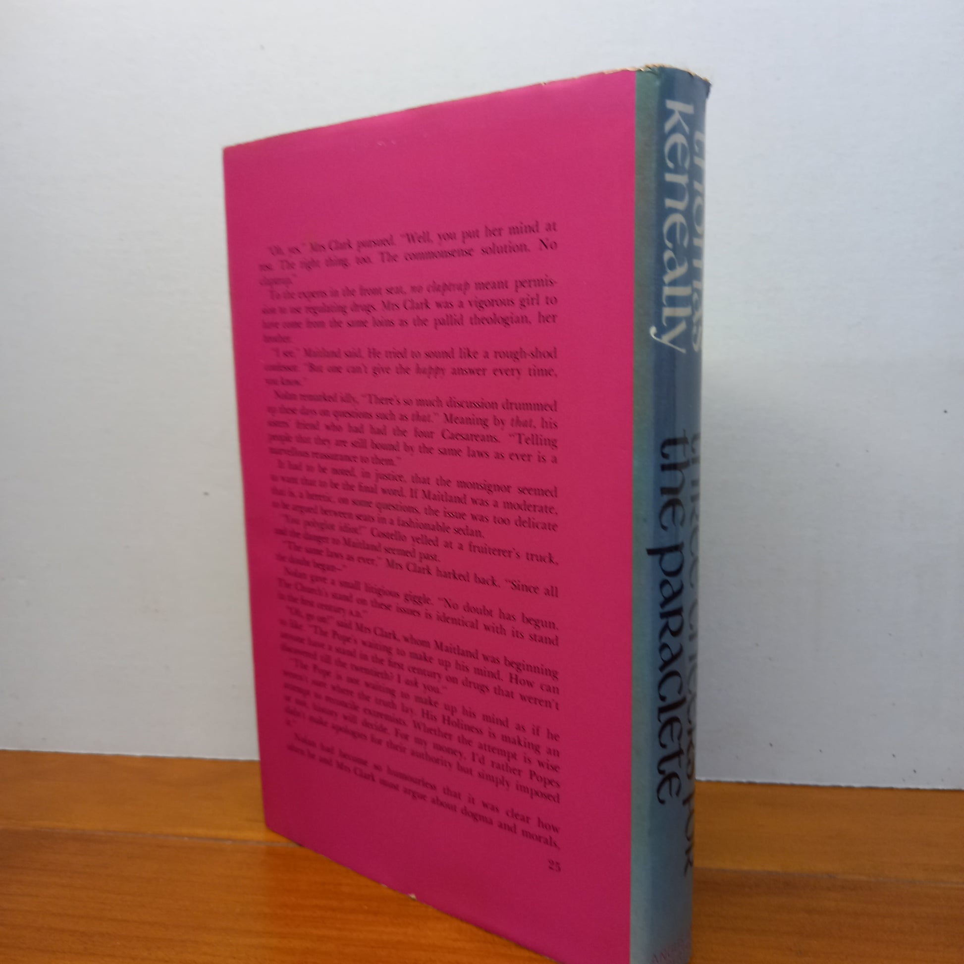 Three Cheers for the Paraclete – Thomas Keneally (1968 First Edition)-Australian Literature / Fiction-Tilbrook and Co