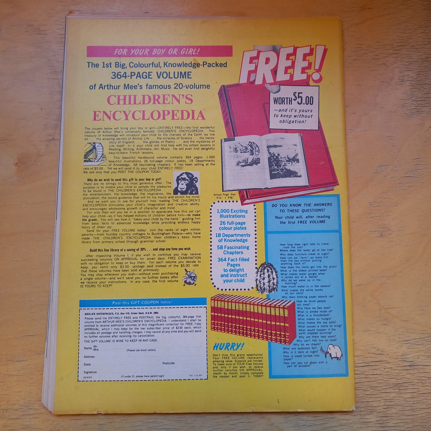 Vintage Magazine New Idea March 1 1969-Vintage Magazines > Women’s Magazines > 1960s Ephemera-Tilbrook and Co