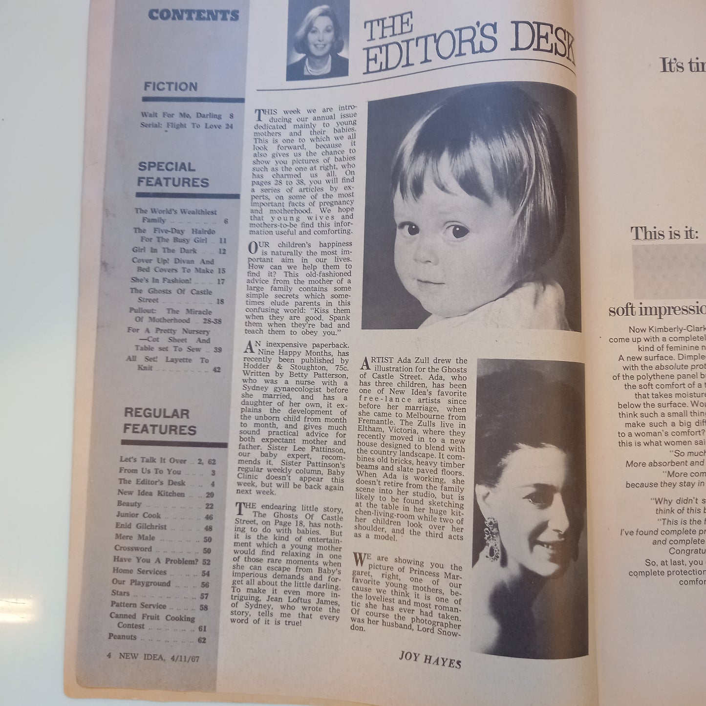 Vintage New Idea Magazine – November 4, 1967-Vintage Magazines > Women’s Magazines > 1960s Ephemera-Tilbrook and Co