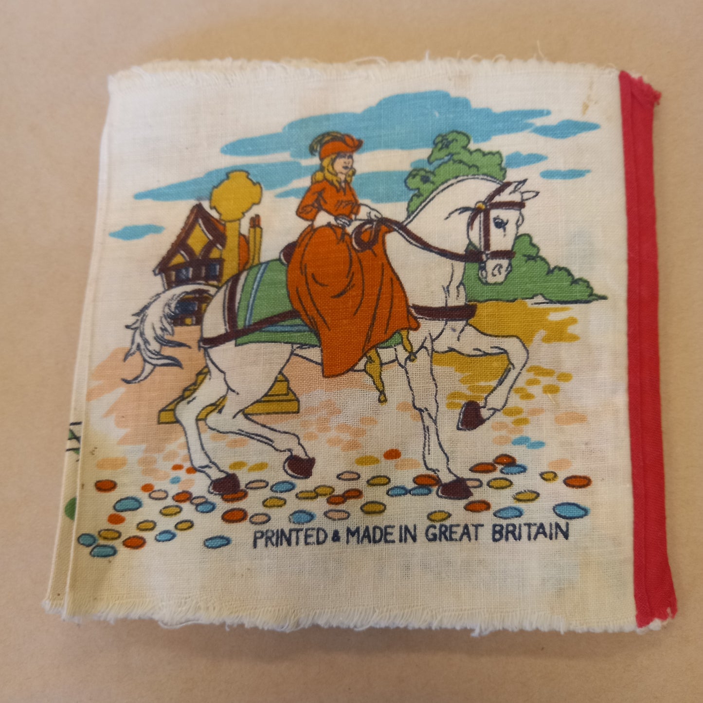 Nursery Friends – Vintage Cloth Book (1950s?, Collins Cloth Books)-Vintage Children's Cloth Book / Nursery Rhyme Book-Tilbrook and Co