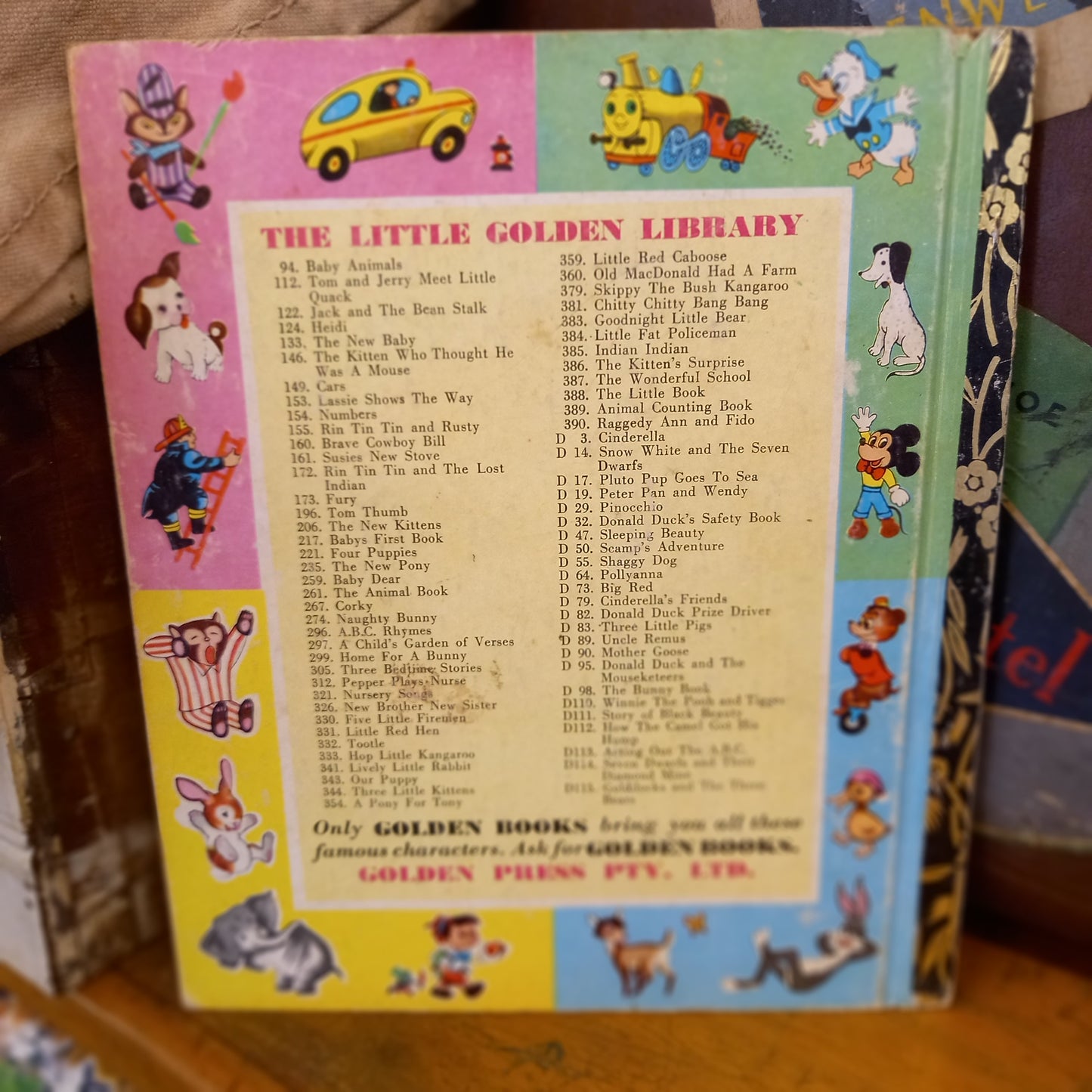 Walt Disney Presents Winnie The Pooh Meets Gopher Based on story by A.A. Milne - A Little Golden Book #D86-Book-Tilbrook and Co