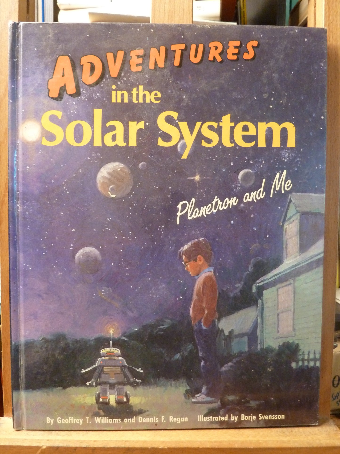 Adventures in the Solar System: Planetron and Me by Geoffrey Williams (1986, Hardcover)-Vintage Children's Book / Educational Science Story-Tilbrook and Co