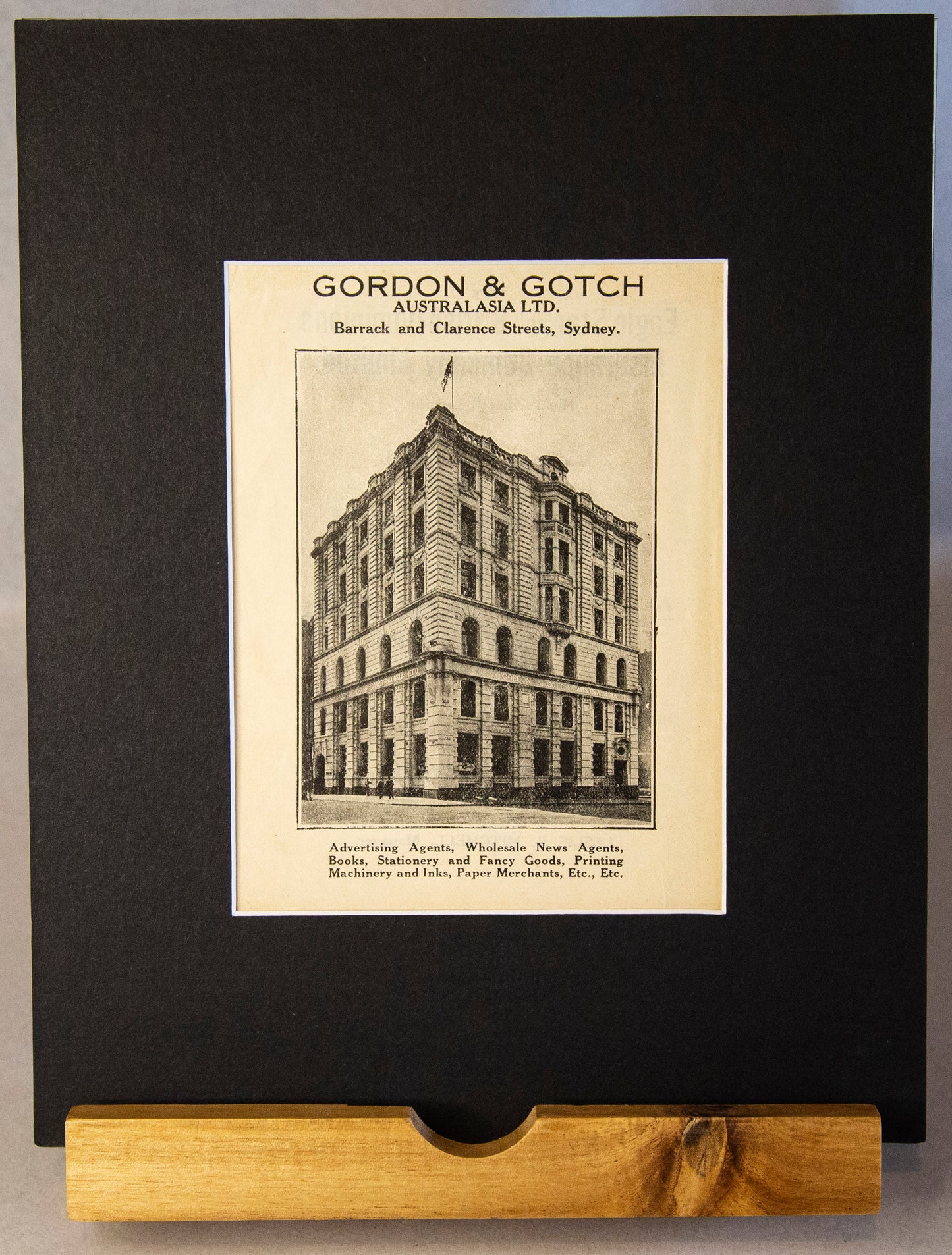 Original 1914 Gordon & Gotch Advertisement – Vintage Australasia Print Distribution Ephemera-Vintage Ephemera-Tilbrook and Co