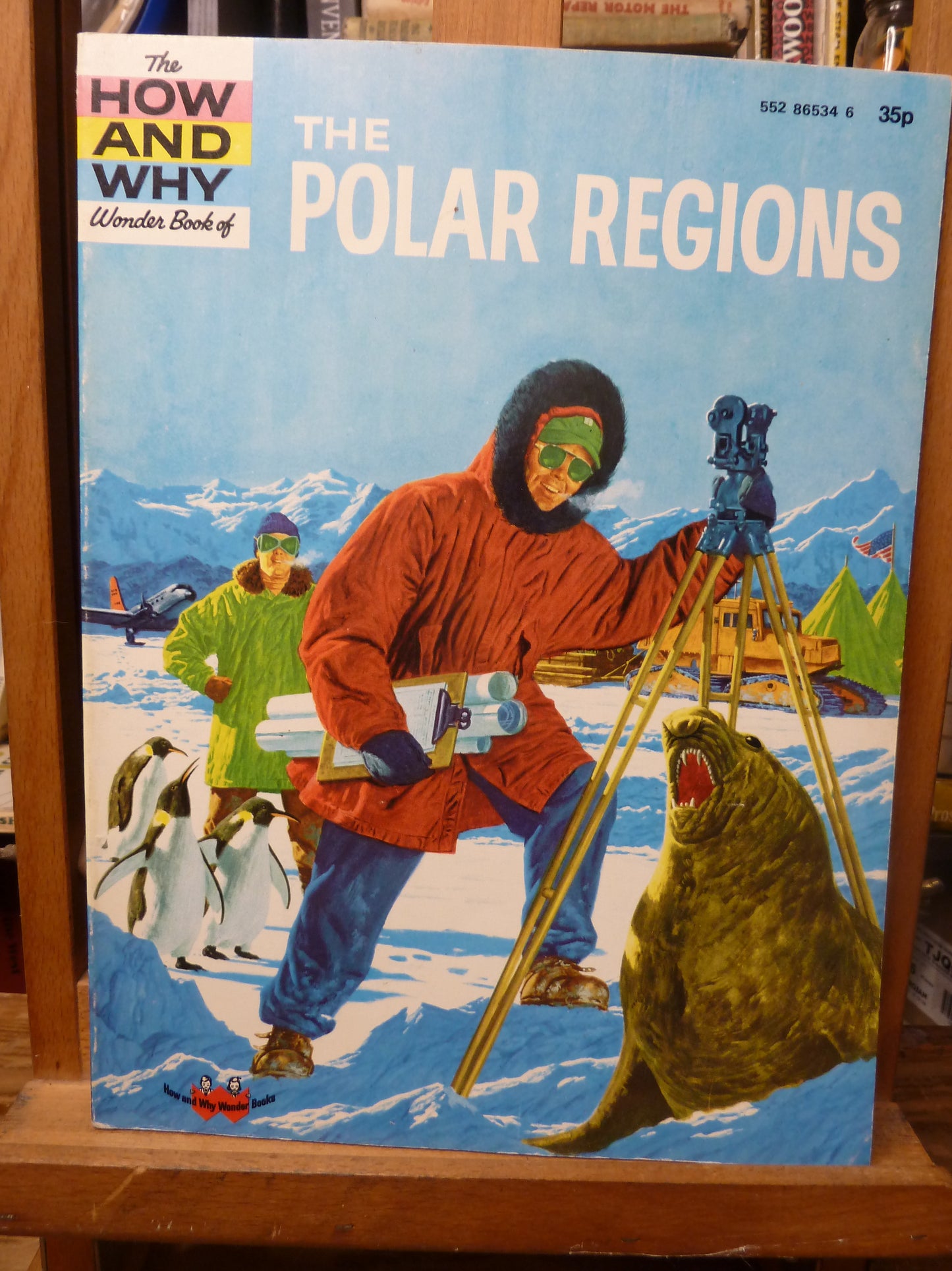 The How and Why Wonder Book of the Polar Regions-Book - Children's educational / Geography and nature / Vintage science series-Tilbrook and Co