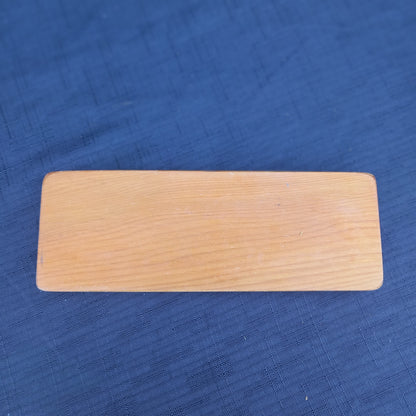 Vintage Wooden Shortbread Mould – Rectangular Thistle Design-Vintage Kitchenware / Baking Mould-Tilbrook and Co
